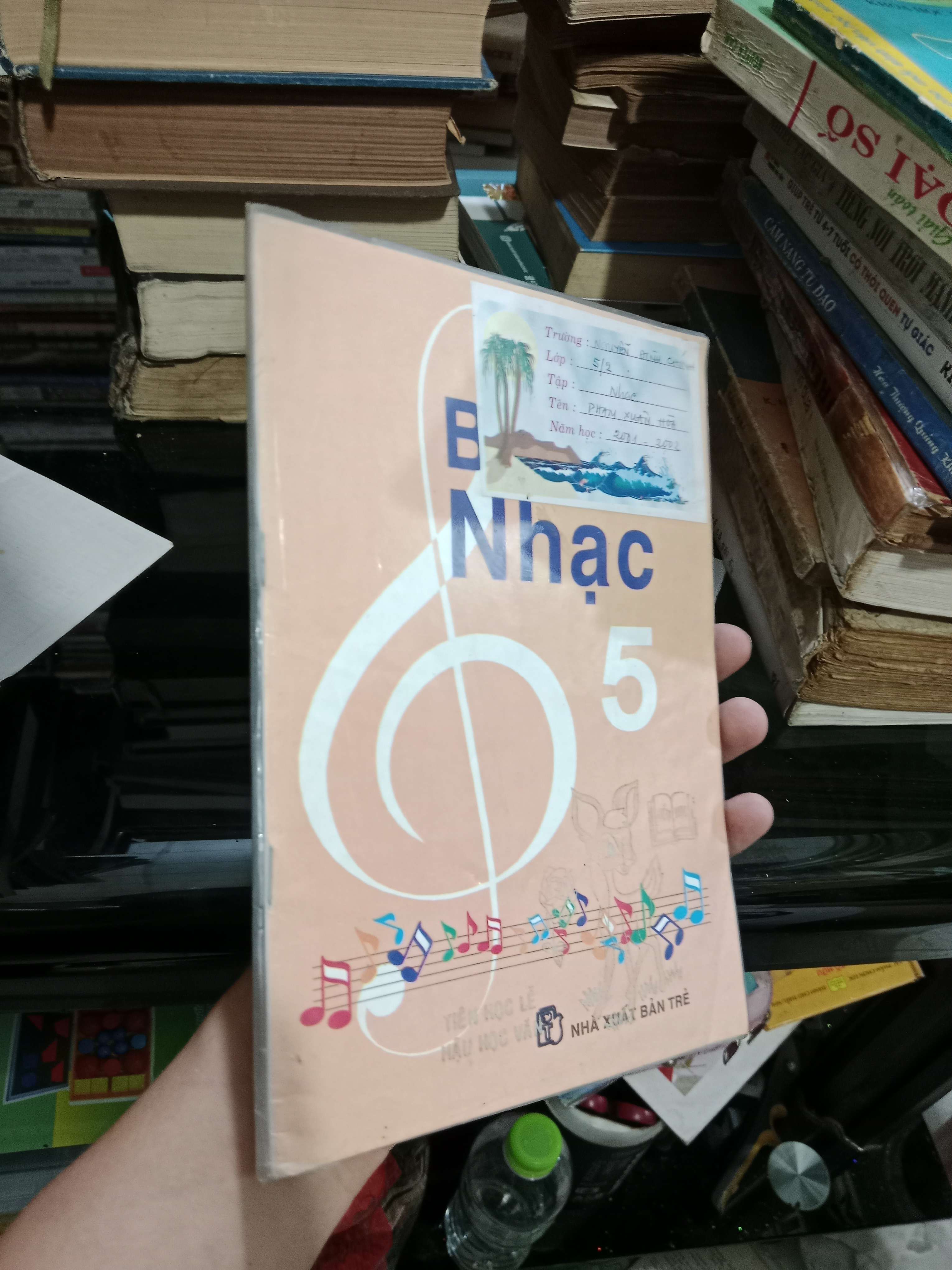 Bài tập nhạc 5 2001 mới 70% (Sách giáo khoa - giáo trình) KSX