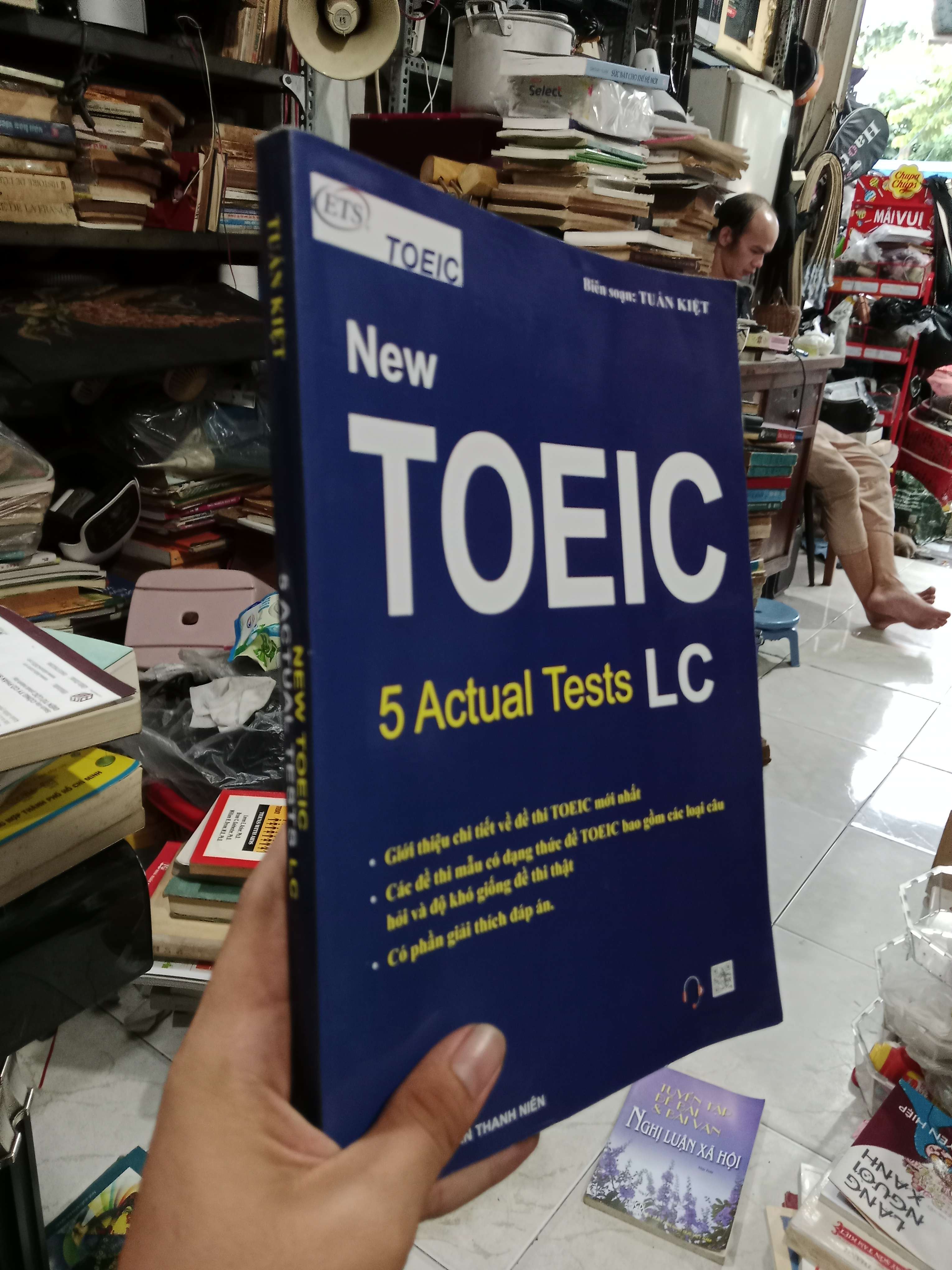 New TOEIC 5 Actual Test LC - Tuấn Kiệt 2019 mới 80% (Sách tự học tiếng Anh) KSX
