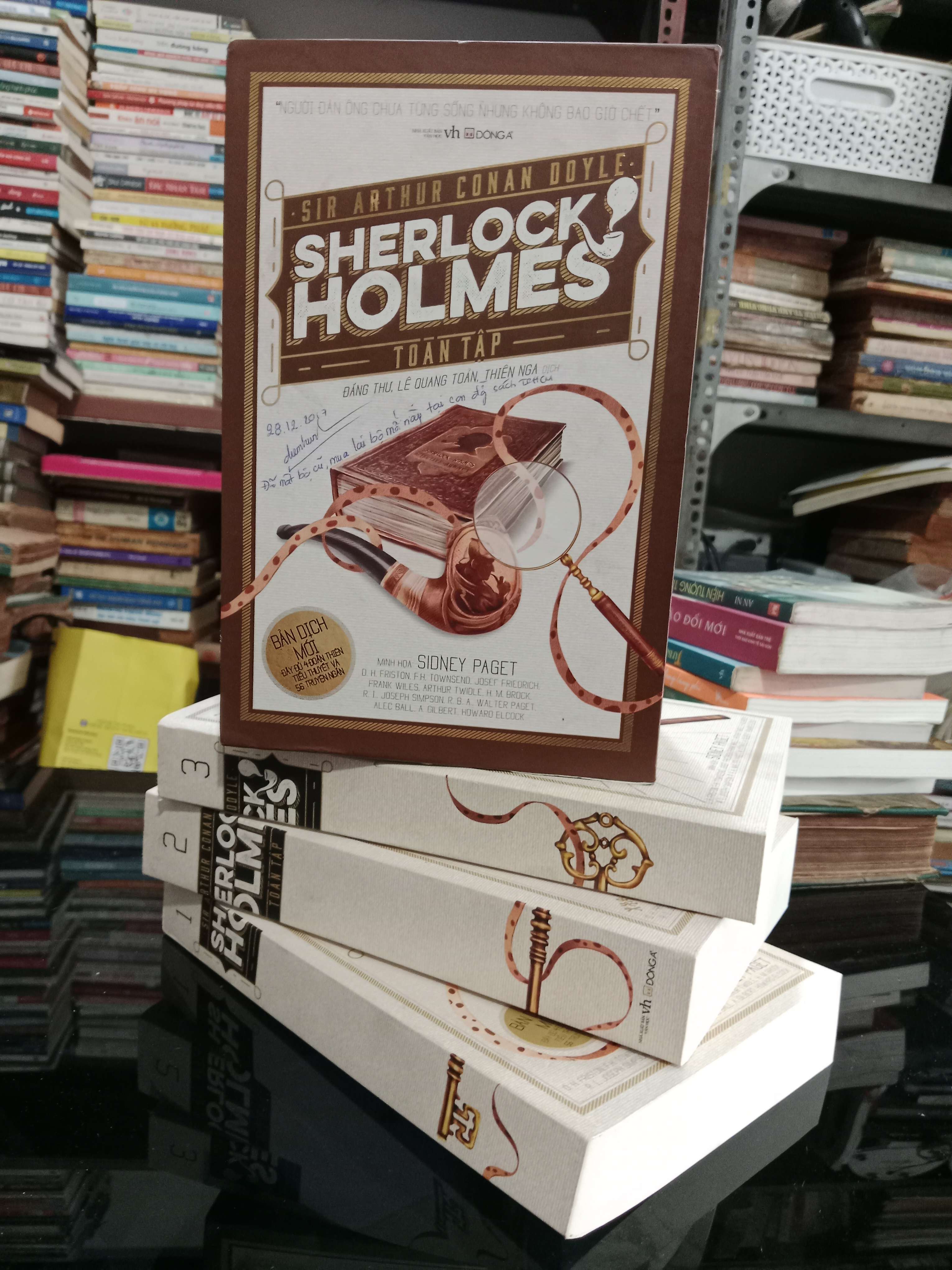 3 cuốn Sherlock Holmes toàn tập - Conan Doyle 2015 mới 70% bẩn nhẹ, có chữ (Sách văn học) KSX