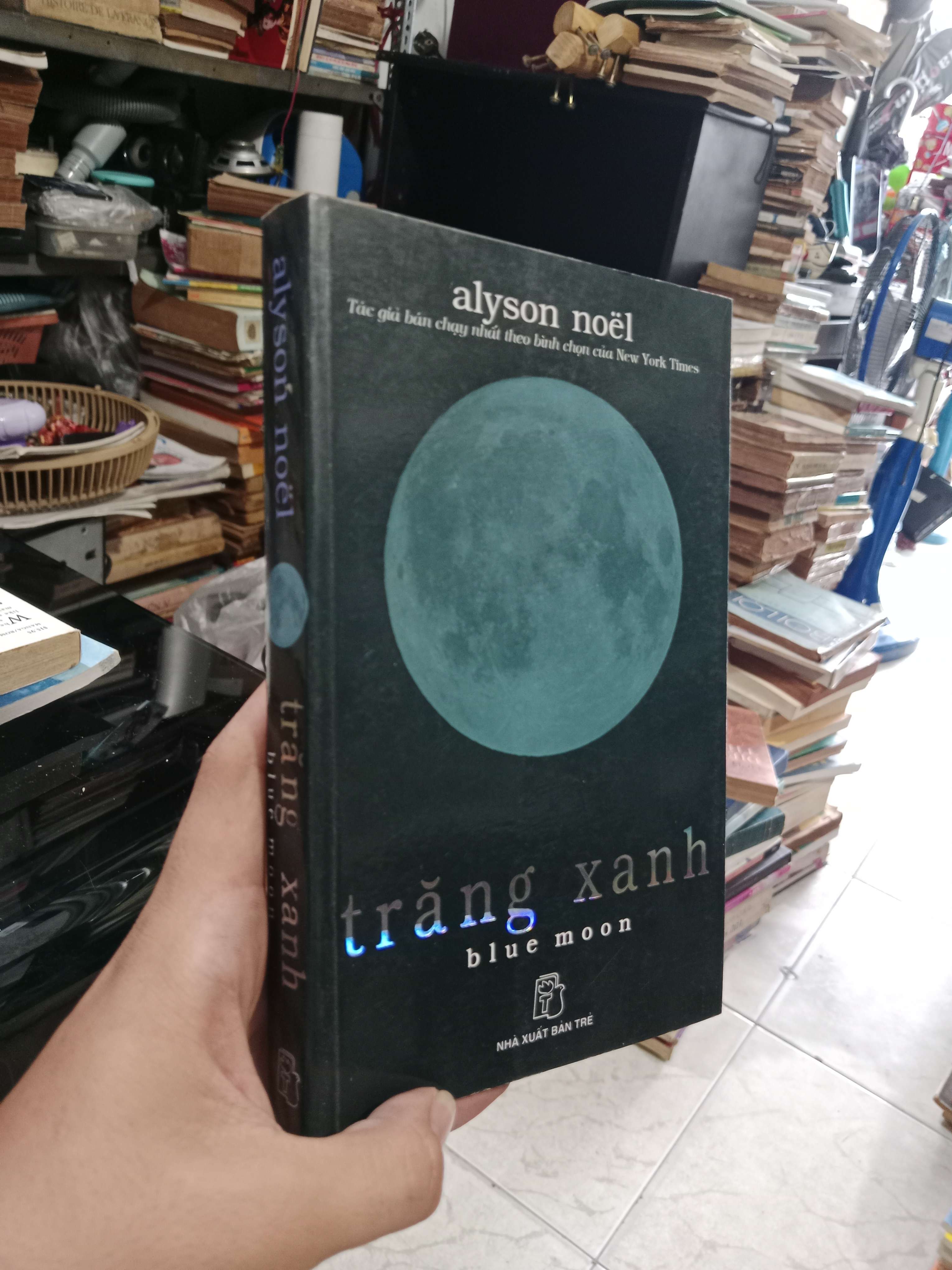 Trăng xanh - Alyson Noel 2010 mới 70%, có chữ (Sách văn học) KSX