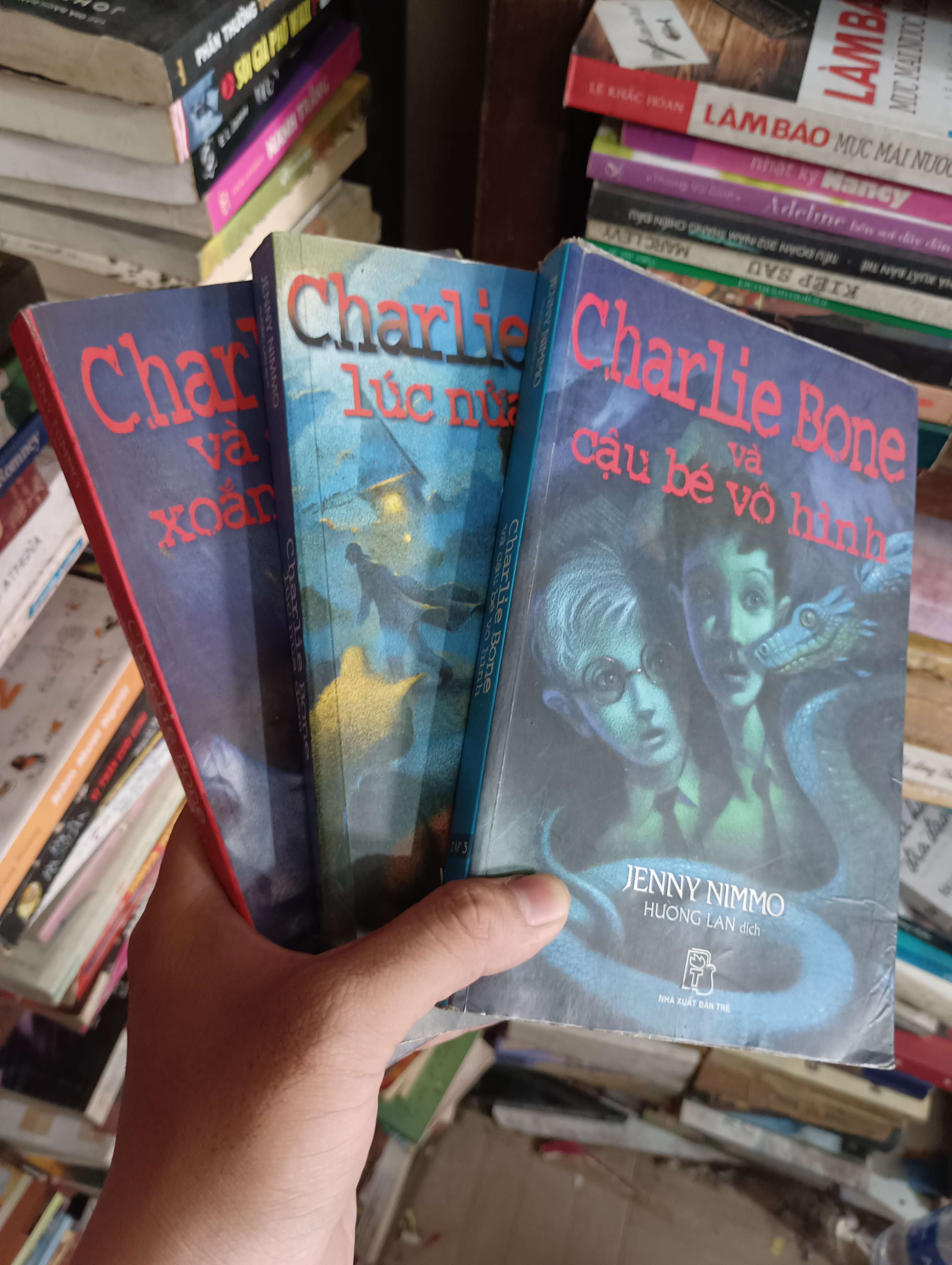 Bộ truyện Charlie Bone (3 Tập) - Jenny Nimmo 2005 Mới 80% (Tiểu Thuyết) OKB-K8T5