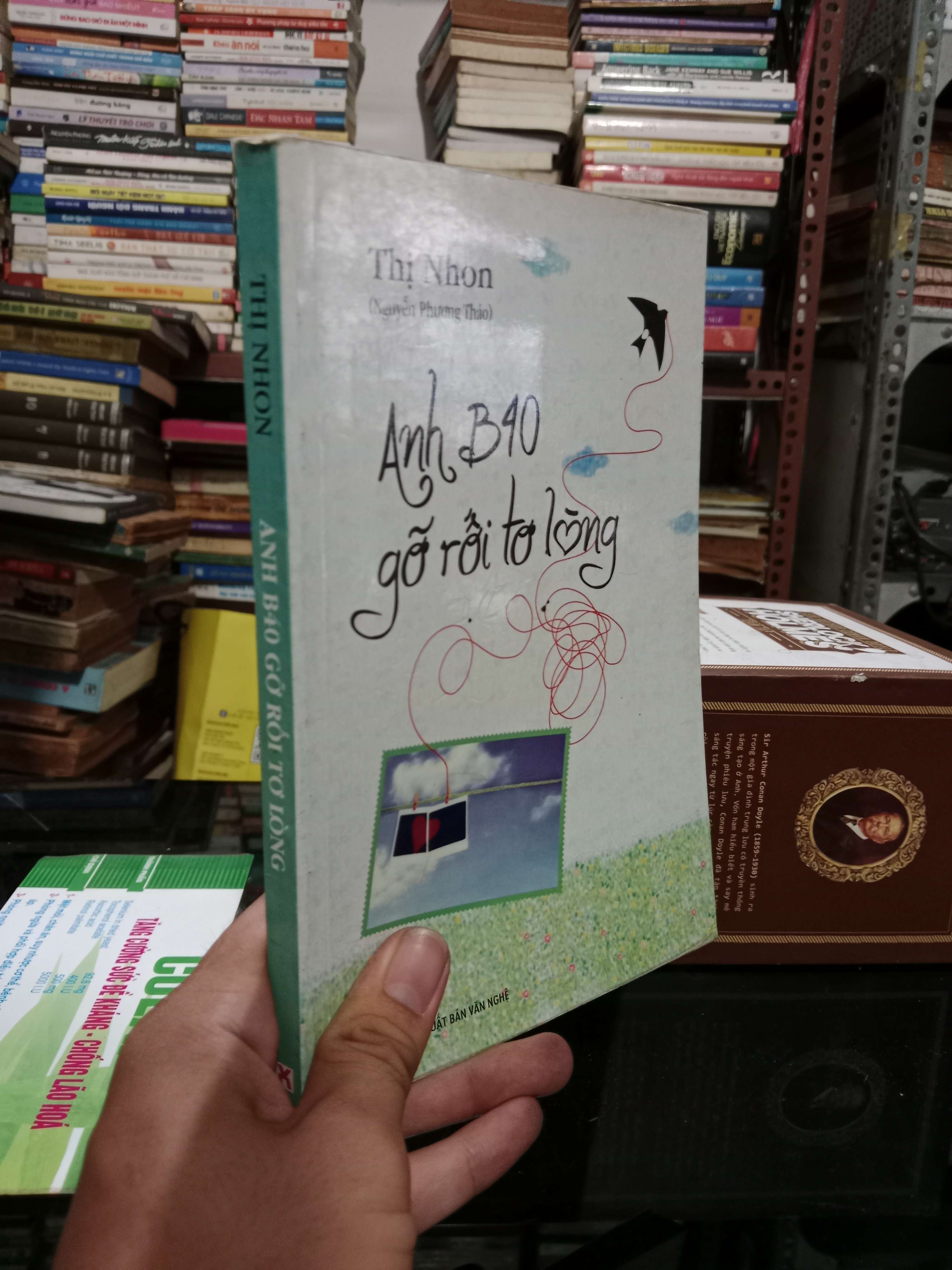Anh B40 gỡ rối tơ lòng - Thị Nhon 2009 mới 70%, gạch chân (Sách văn học) KSX