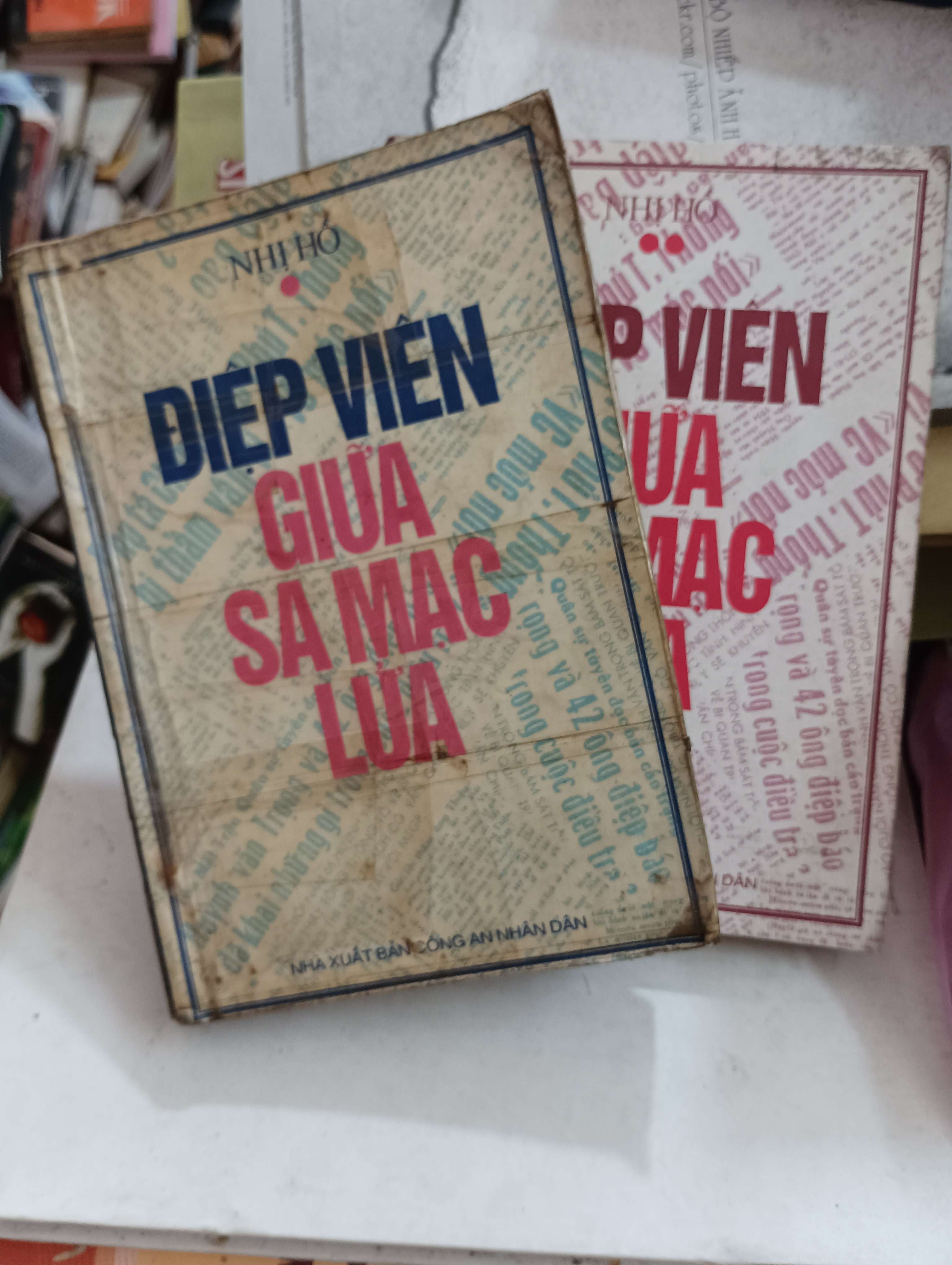 Điệp Viên Giữa Sa Mạc Lửa (2 Tập) - Nhị Hồ Mới 80% (Sách văn học) OKB-K8T3
