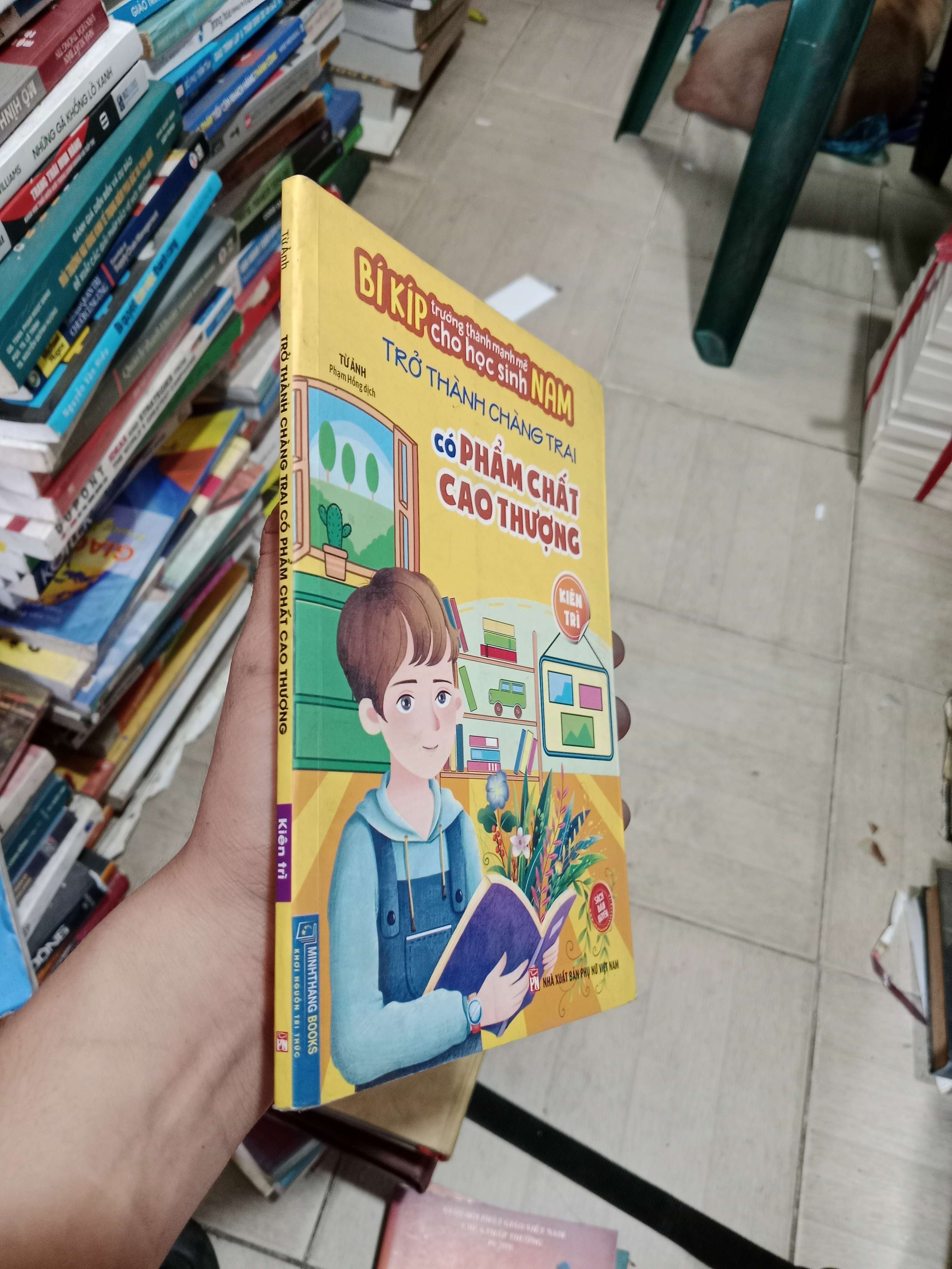 Bí kíp trở thành chàng trai có phẩm chất cao thượng (Trưởng thành mạnh mẽ cho học sinh nam) - Tú Anh 2024 Mới 80% (Kỹ năng sống) OKB-K4T3