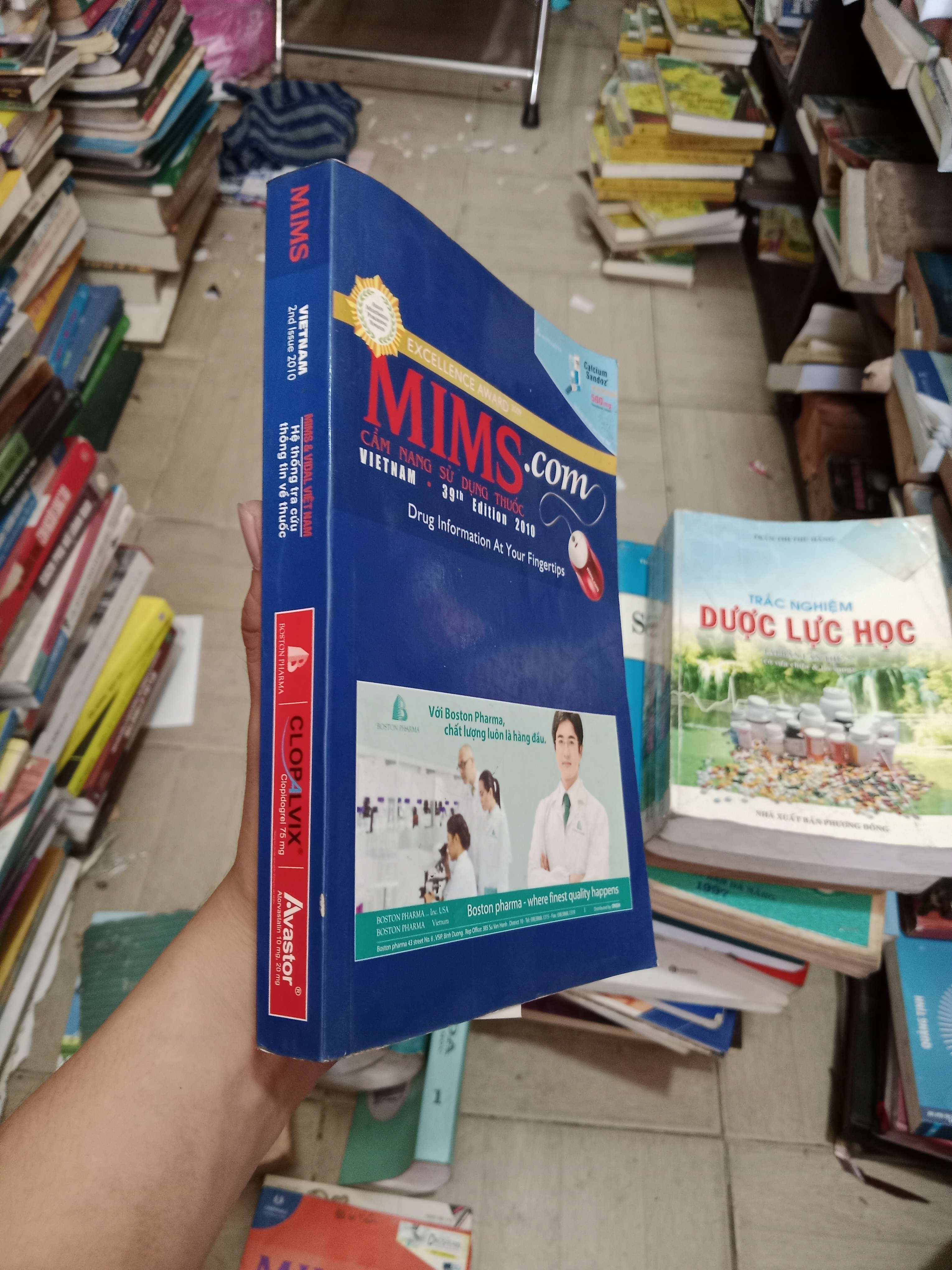MIMS.com - Cẩm Nang Sử Dụng Thuốc Vietnam (39th Edition 2010) 2010 Mới 80% (Sách Y học - Sức khỏe - Thể thao) OKB-K4T2