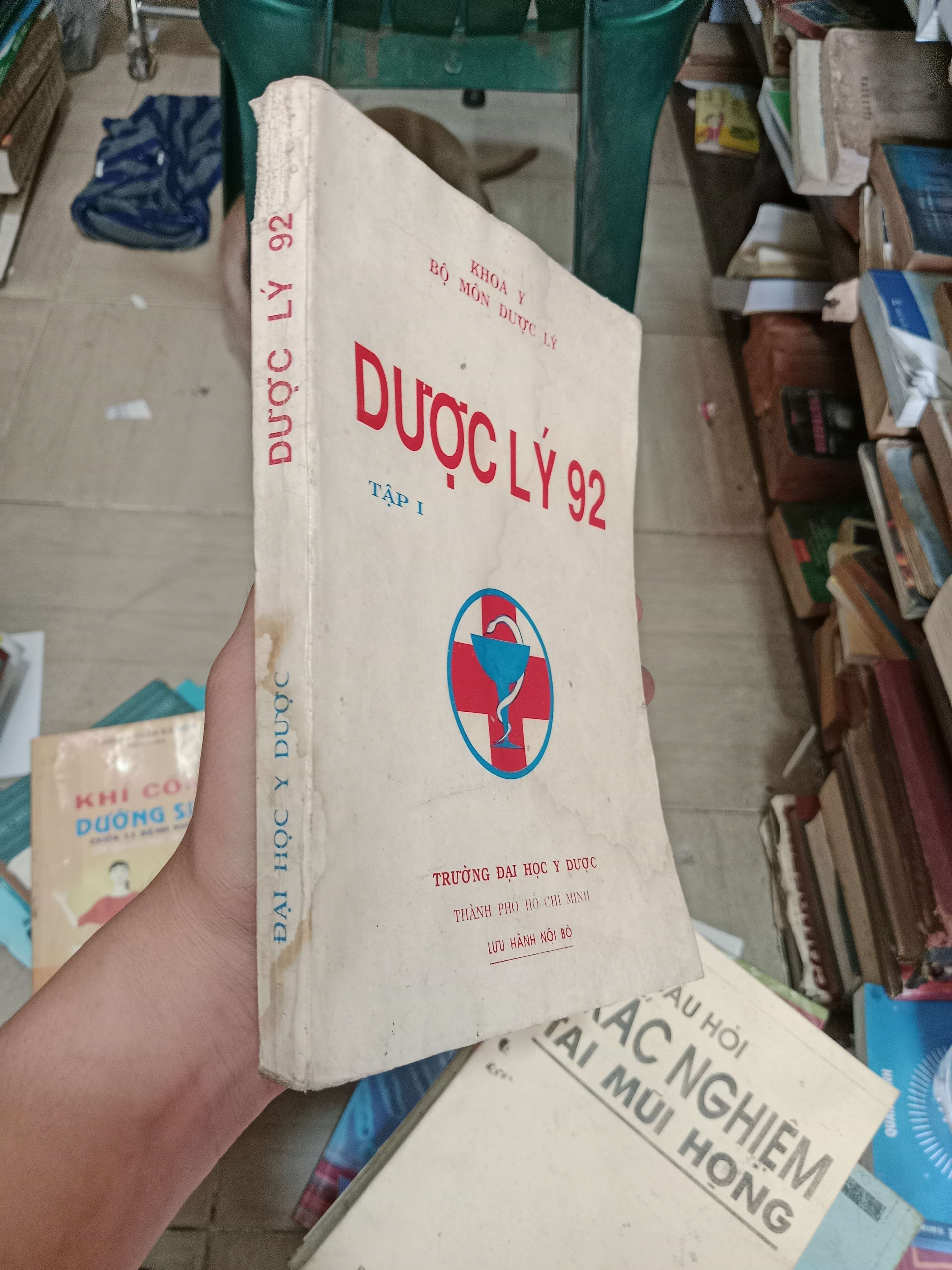 Dược lý 92 (Tập 1) 1992 Mới 80% (Sách giáo khoa - giáo trình) OKB-K4T2