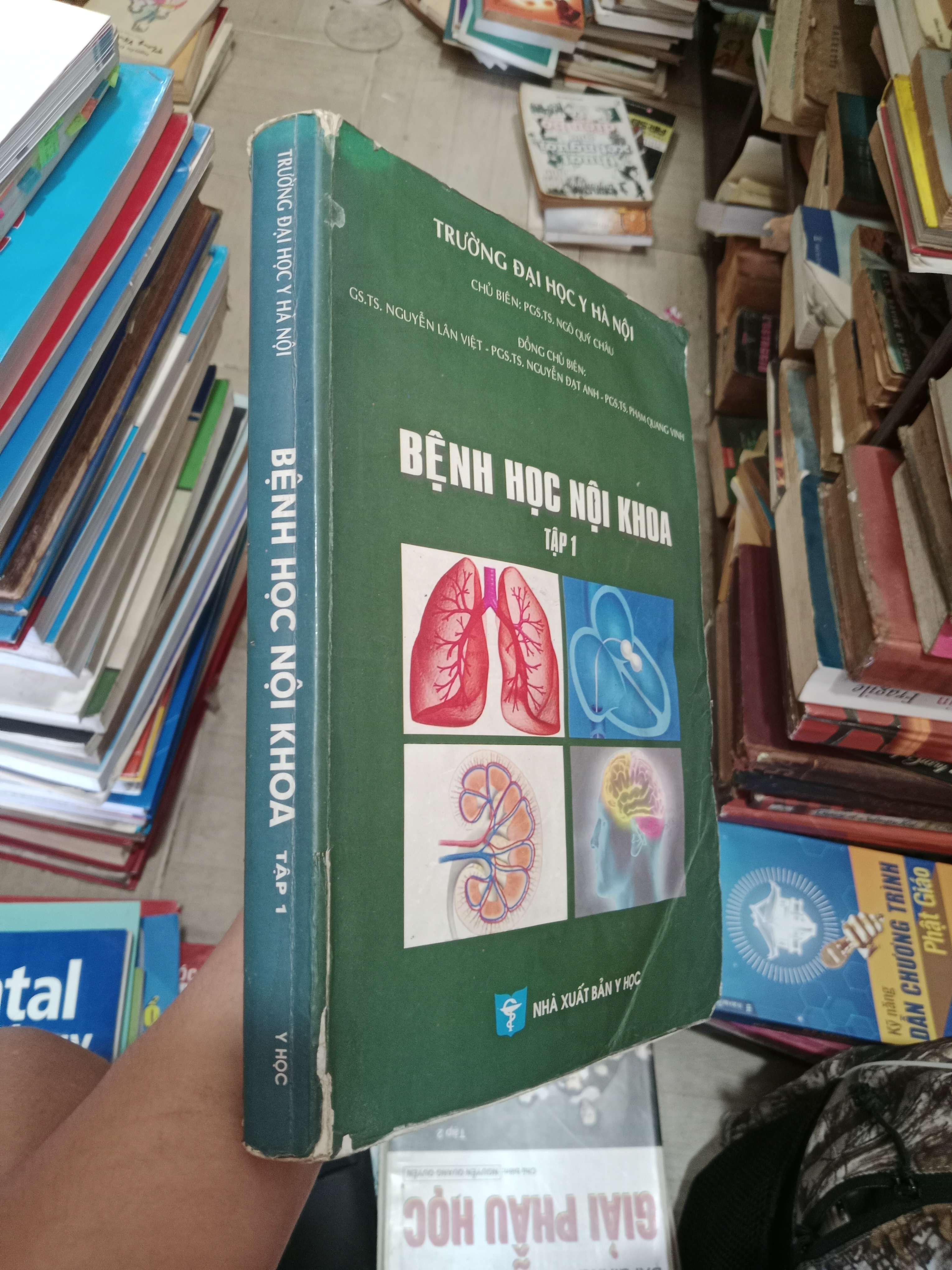 Bệnh Học Nội Khoa - Tập 1 (PGS.TS. Ngô Quý Châu, GS.TS. Nguyễn Lân Việt, PGS.TS. Nguyễn Đạt Anh, PGS.TS. Phạm Quang Vinh) 2012 Mới 80% (Sách giáo khoa - giáo trình) OKB-K4T1
