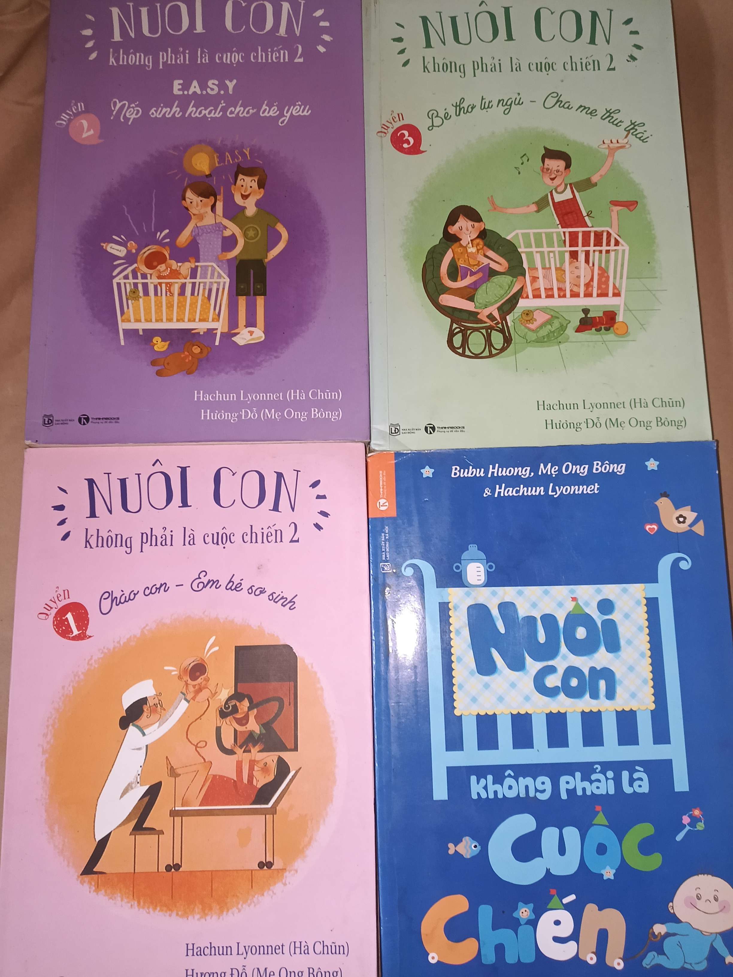 Combo sách nuôi con không phải là cuộc chiến 2020 mới 80% (Sách làm cha mẹ) GZB