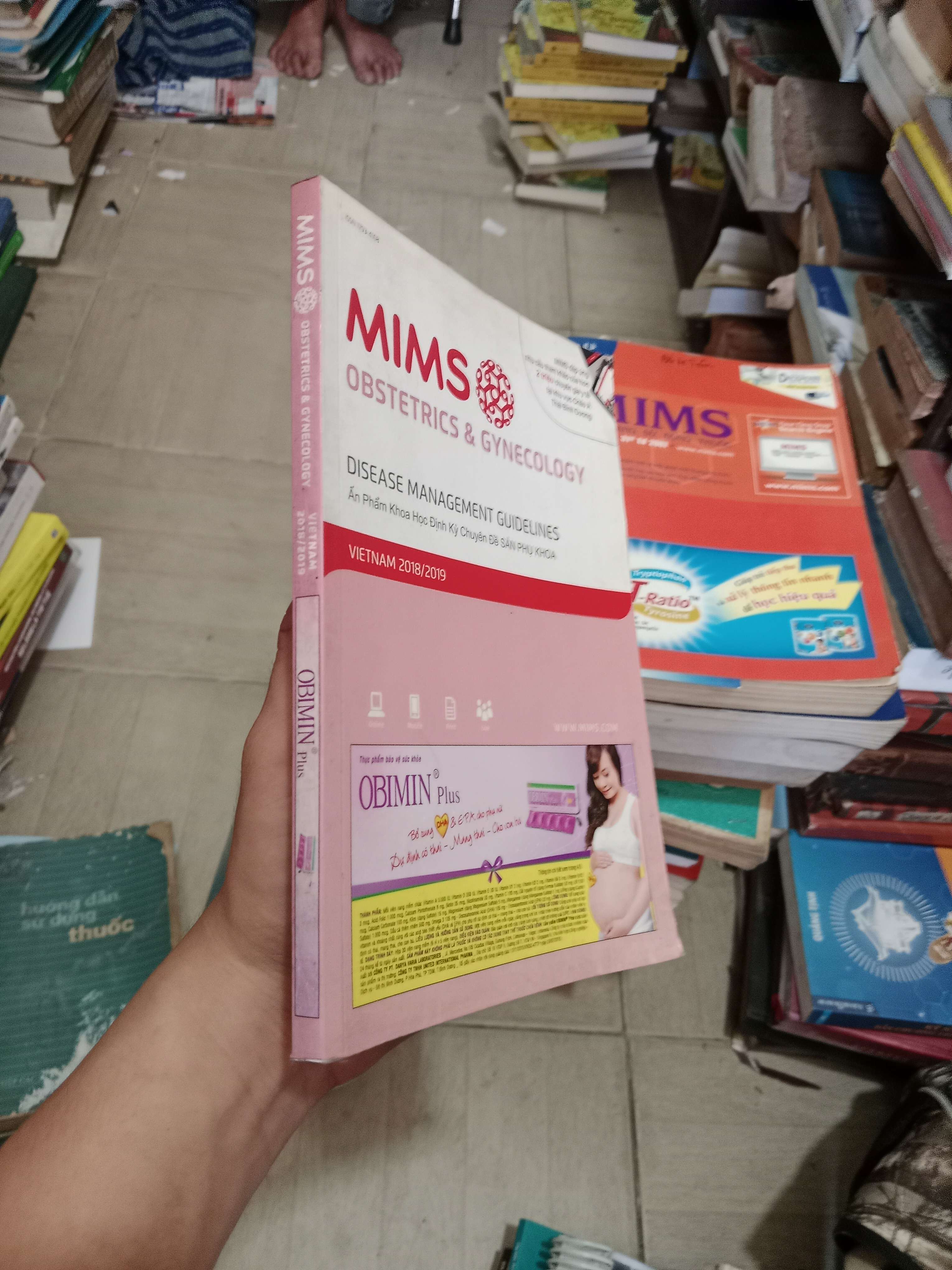 MIMS Obstetrics & Gynecology: Disease Management Guidelines (Vietnam 2018/2019) 2018 Mới 80% (Sách Y học - Sức khỏe - Thể thao) OKB-K4T2