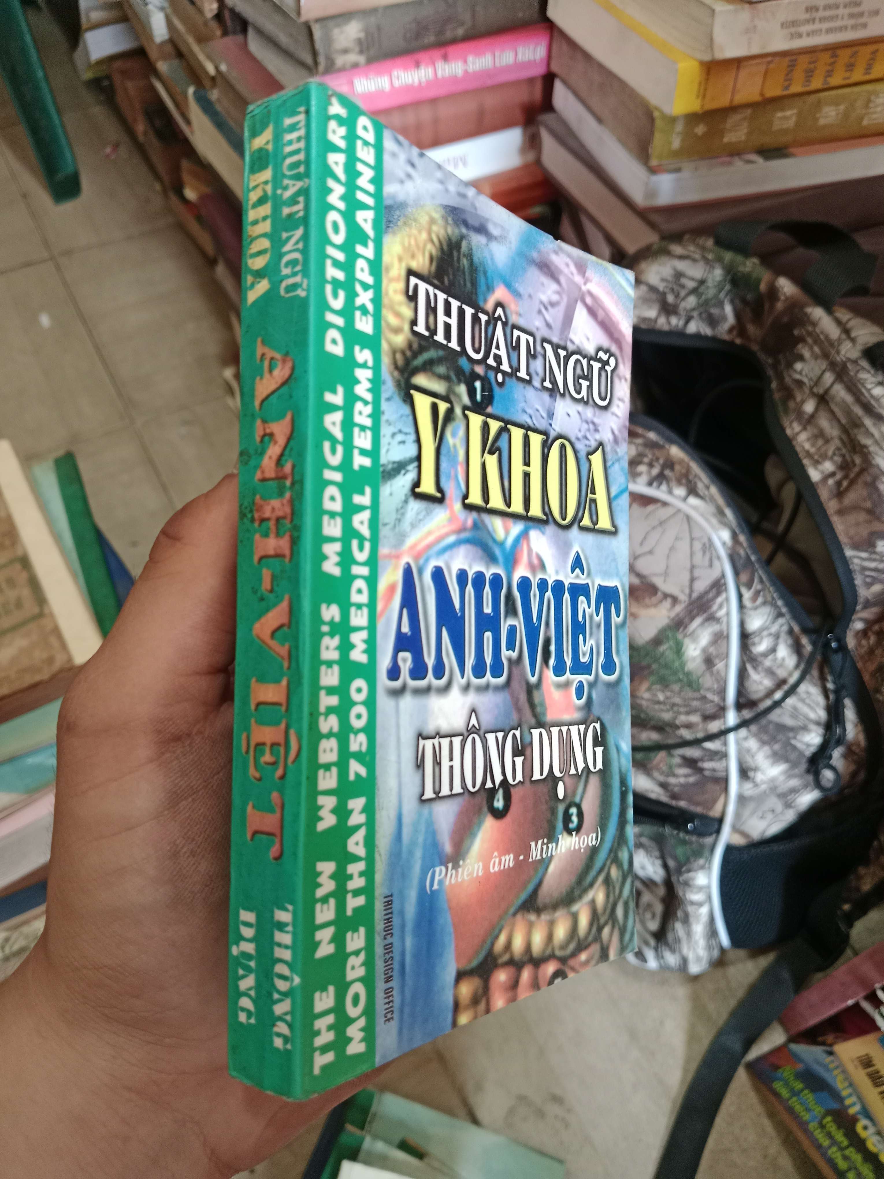 Thuật ngữ y khoa Anh - Việt thông dụng (Webster's Medical Dictionary - 7500 Medical Terms Explained) 1998 Mới 80% (Từ điển) OKB-K4T3