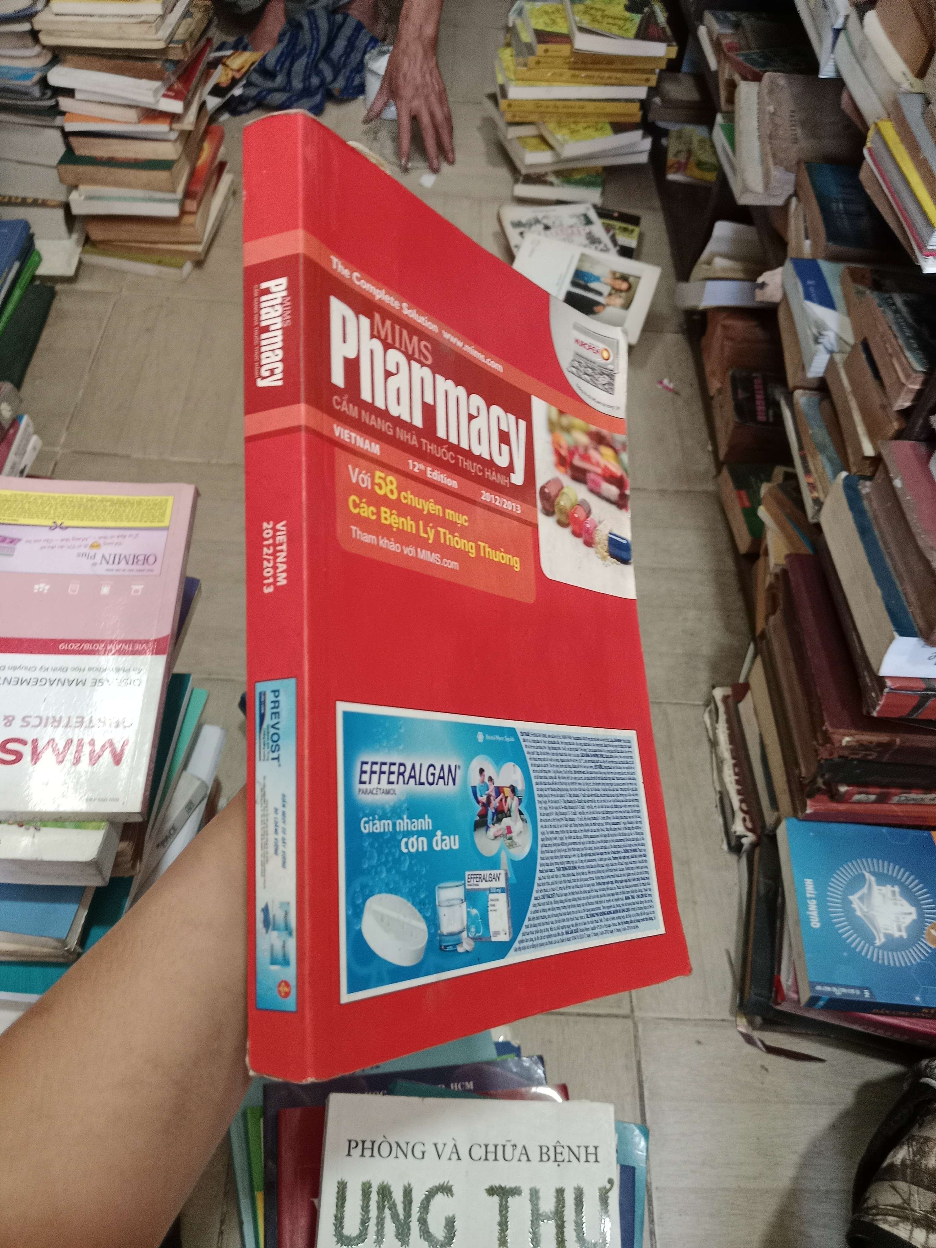 MIMS Pharmacy - Cẩm Nang Nhà Thuốc Thực Hành Vietnam (12th Edition 2012/2013) 2007 Mới 80% (Sách Y học - Sức khỏe - Thể thao) OKB-K4T2