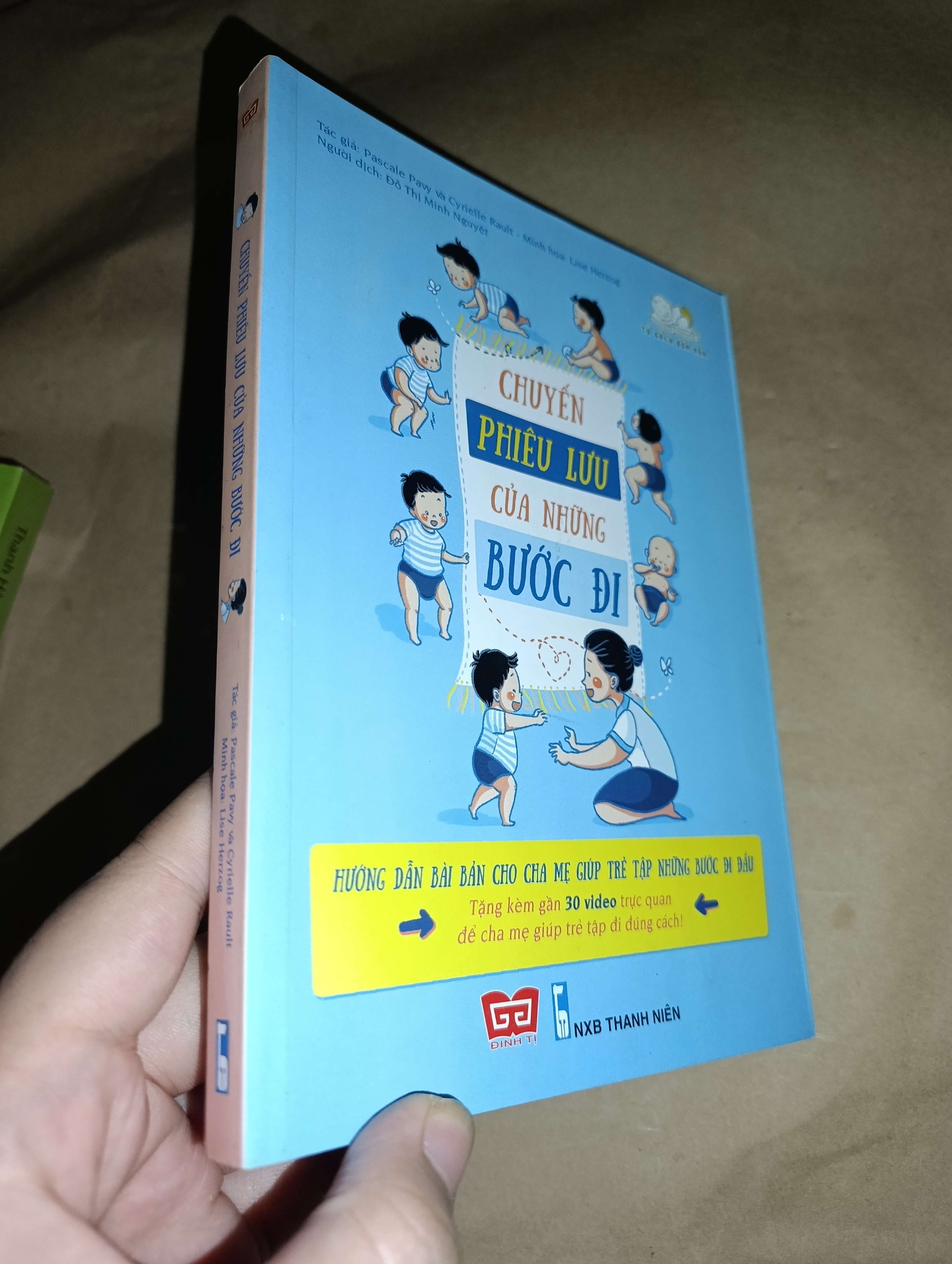 Chuyến phiêu lưu của những bước đi- Pascale Pavy và Cyrielle Rault 2018 Mới 80% (Sách làm cha mẹ) GZB