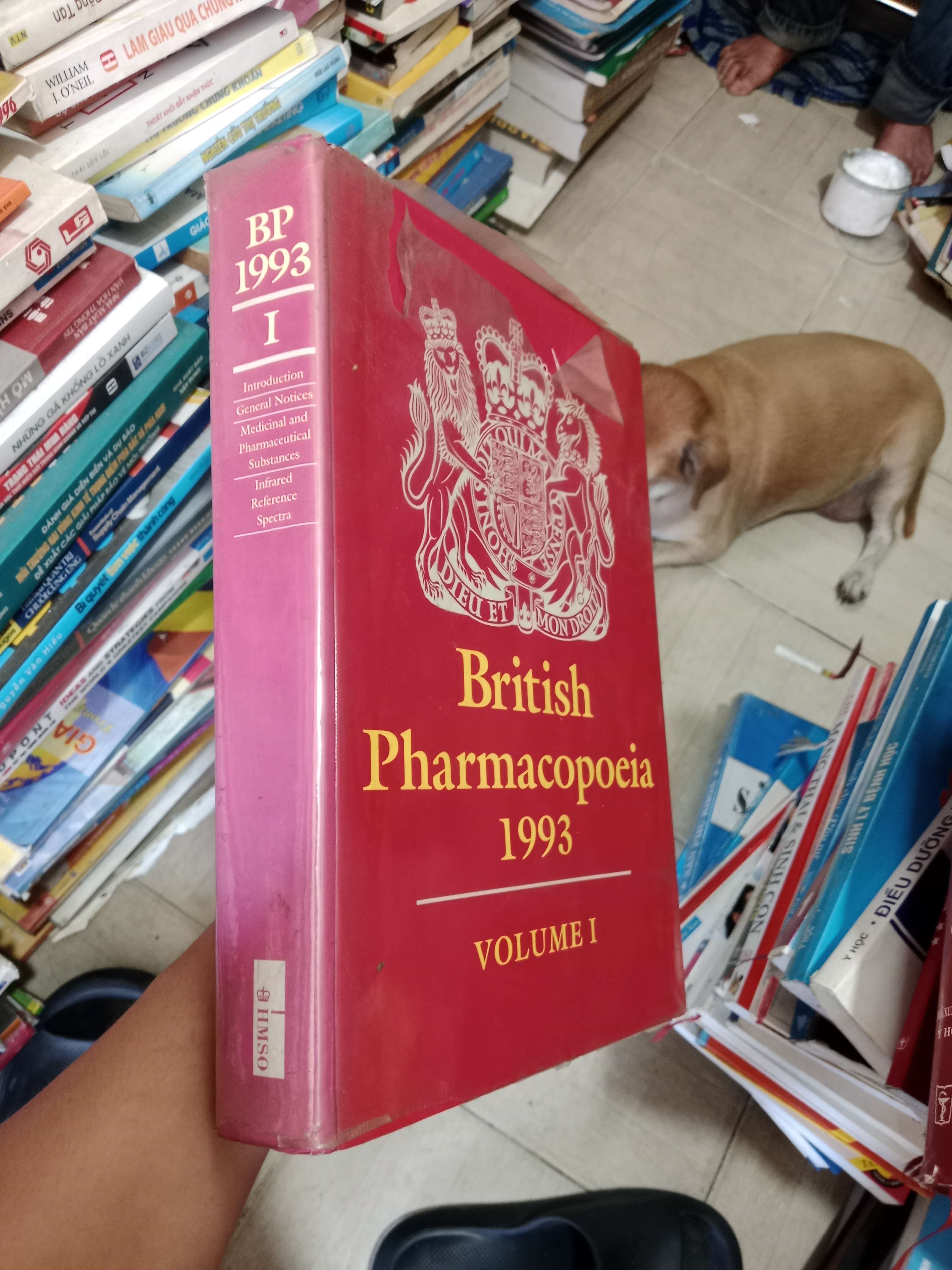 British Pharmacopoeia 1993 (Volume I) - HMSO 1993 Mới 80% (Sách giáo khoa - giáo trình) OKB-K4T1