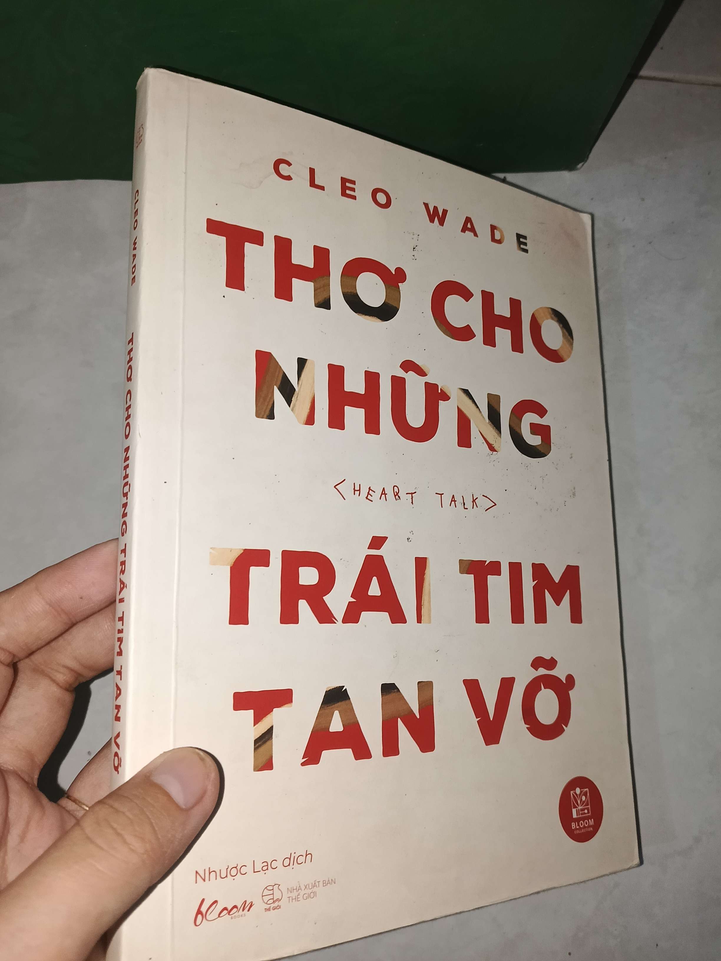 Thơ cho những trái tim tan vỡ - Cleo Wade 2024 mới 80% có gạch chân ít (Chữa lành) GZB