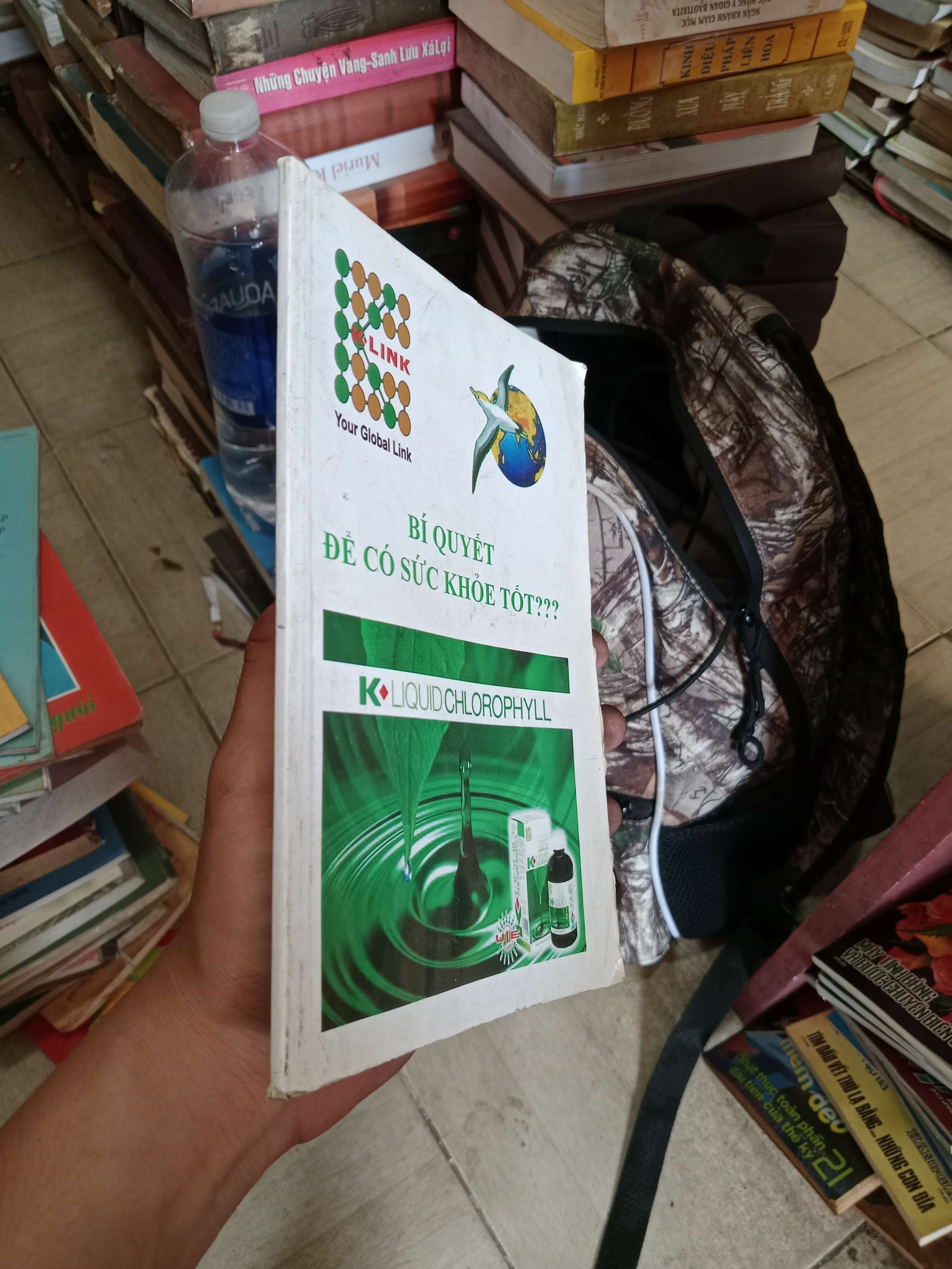 Bí quyết để có sức khỏe tốt??? - K-Liquid Chlorophyll - K-Link 2015 Mới 80% (Sách kiến thức tổng hợp) OKB-K4T3