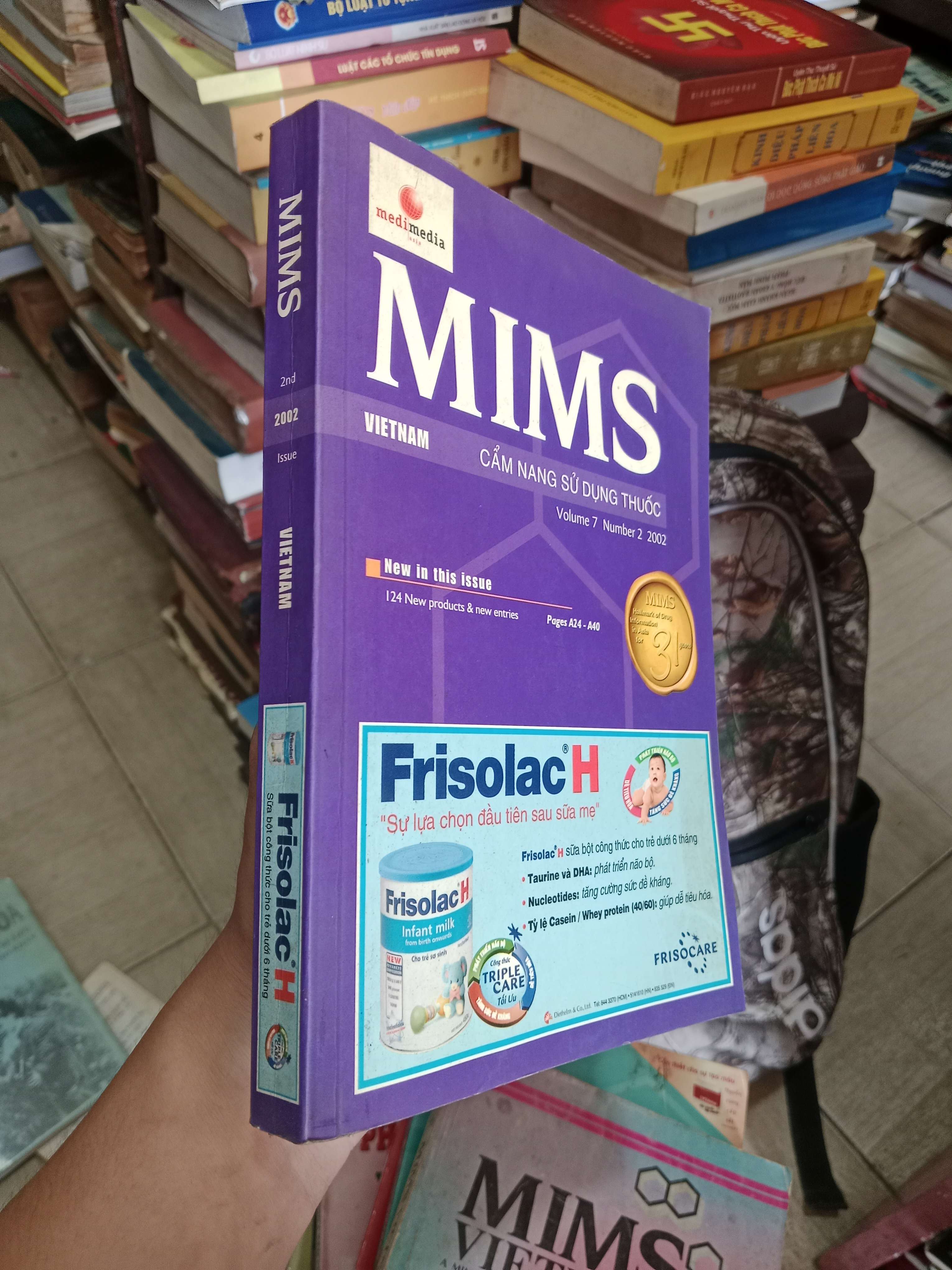 MIMS Vietnam: Cẩm nang sử dụng thuốc (Volume 7 Number 2 2002) 2002 Mới 80% (Sách Y học - Sức khỏe - Thể thao) OKB-K4T2