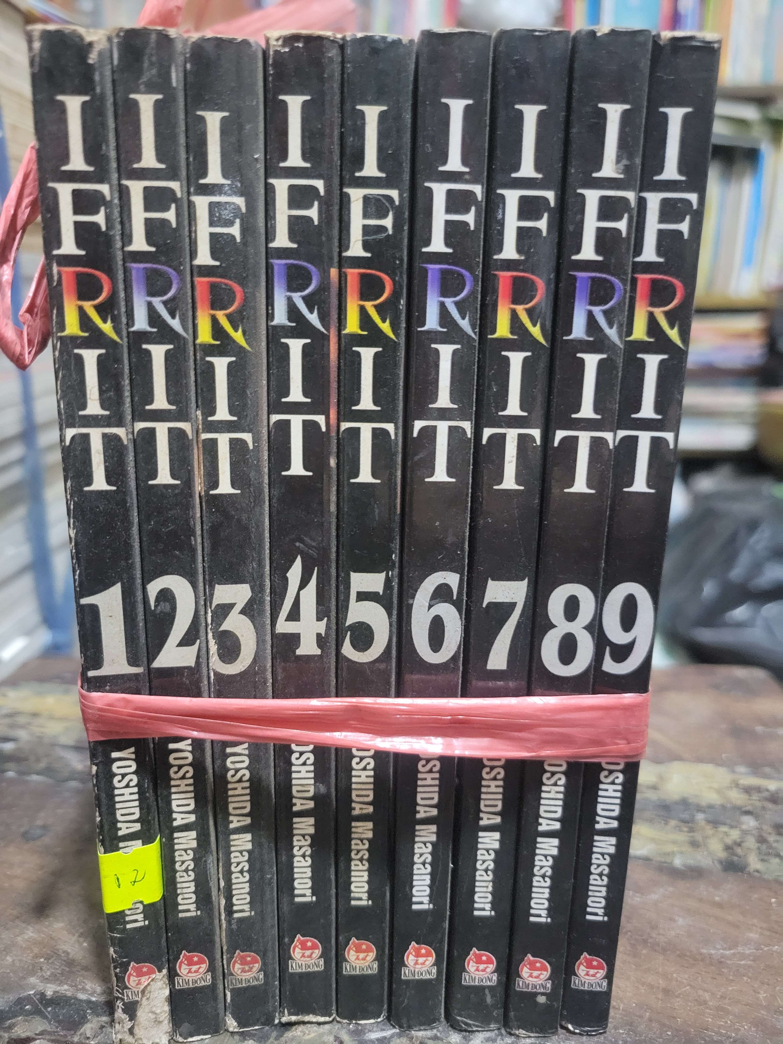 9 cuốn Ifrit - Yoshida Masanori mới 70% tróc gáy (Truyện tranh ) BGB