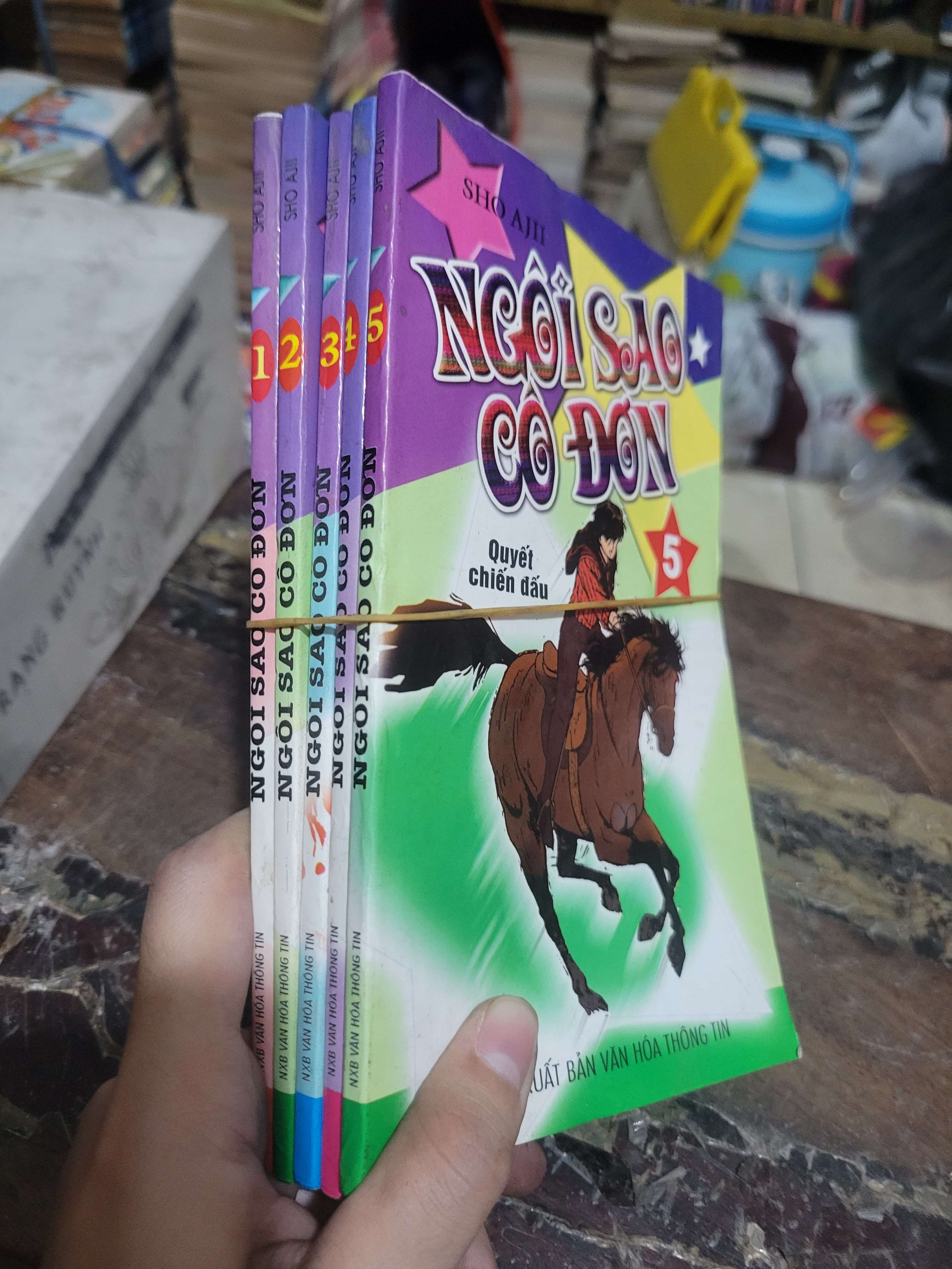5 cuốn Ngôi sao cô đơn - Sho Ajii mới 80% (Truyện tranh ) BGB