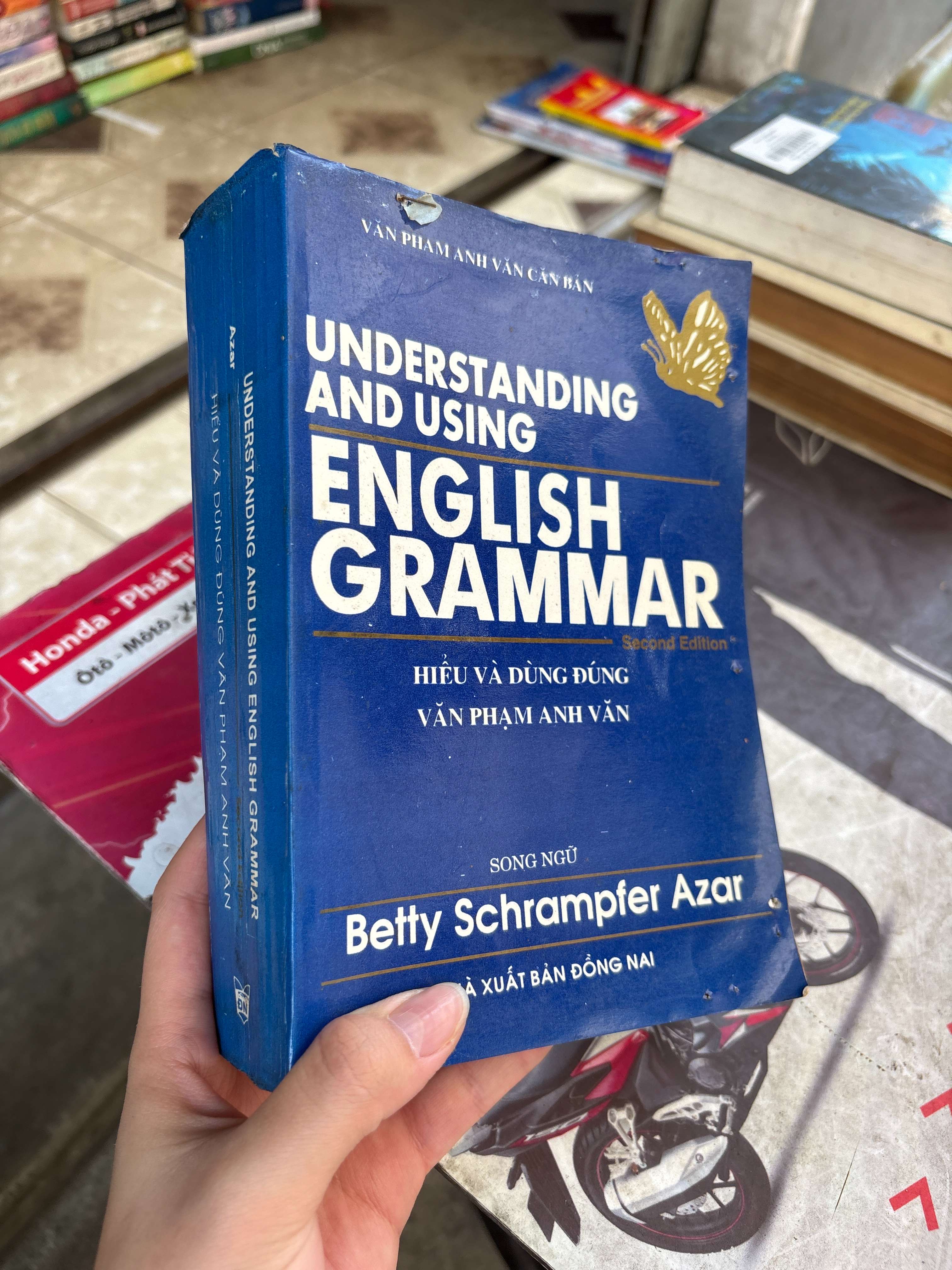 Understanding and using english grammar - Hiểu và dùng đúng văn phạm anh văn (song ngữ) - Betty Schrampfer Azar 1996 mới 80% (Sách tự học tiếng Anh) BGB