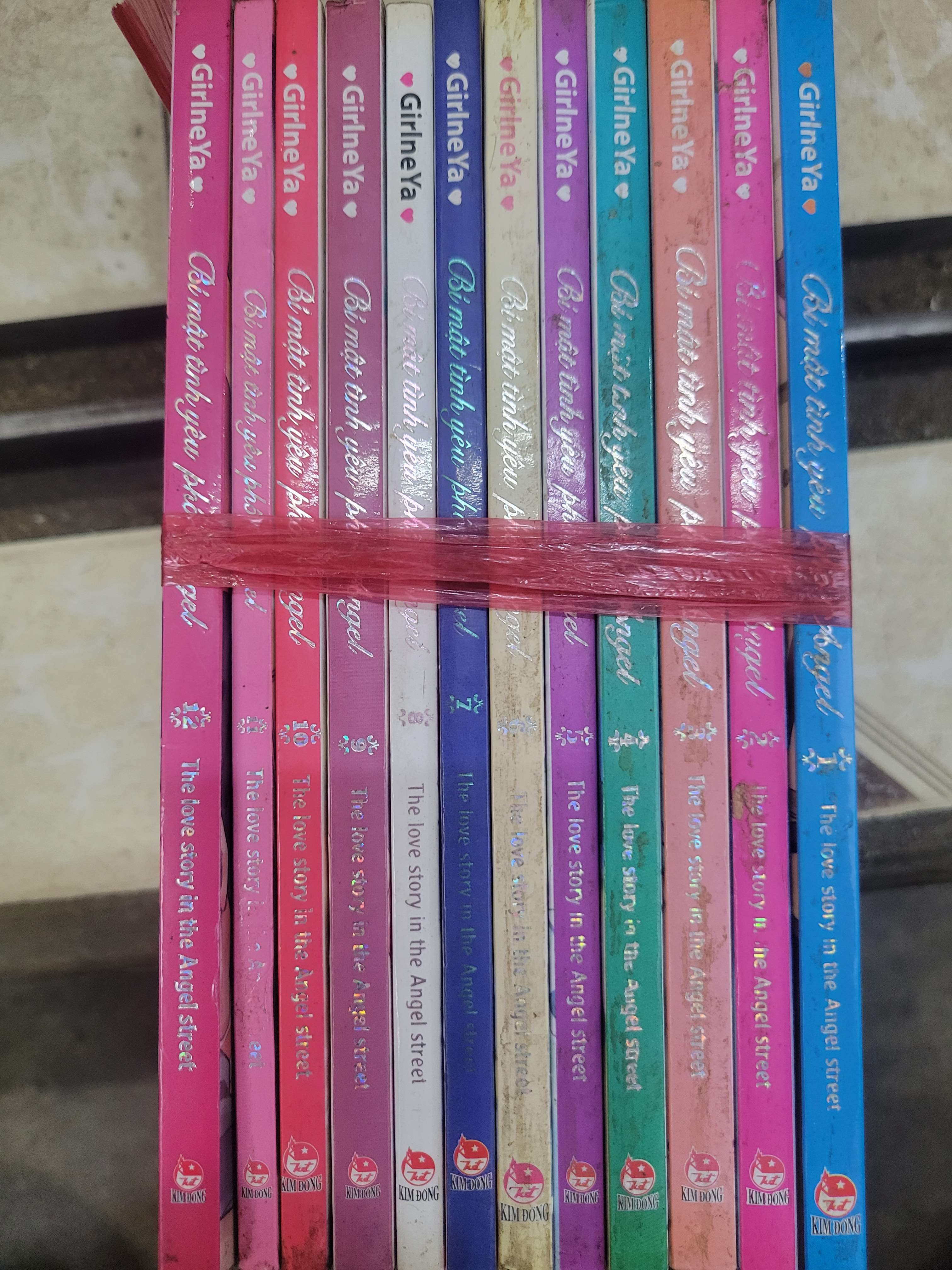 12 cuốn Bí mật tình yêu phố Angel - Girlne Ya mới 80% (Sách văn học) BGB