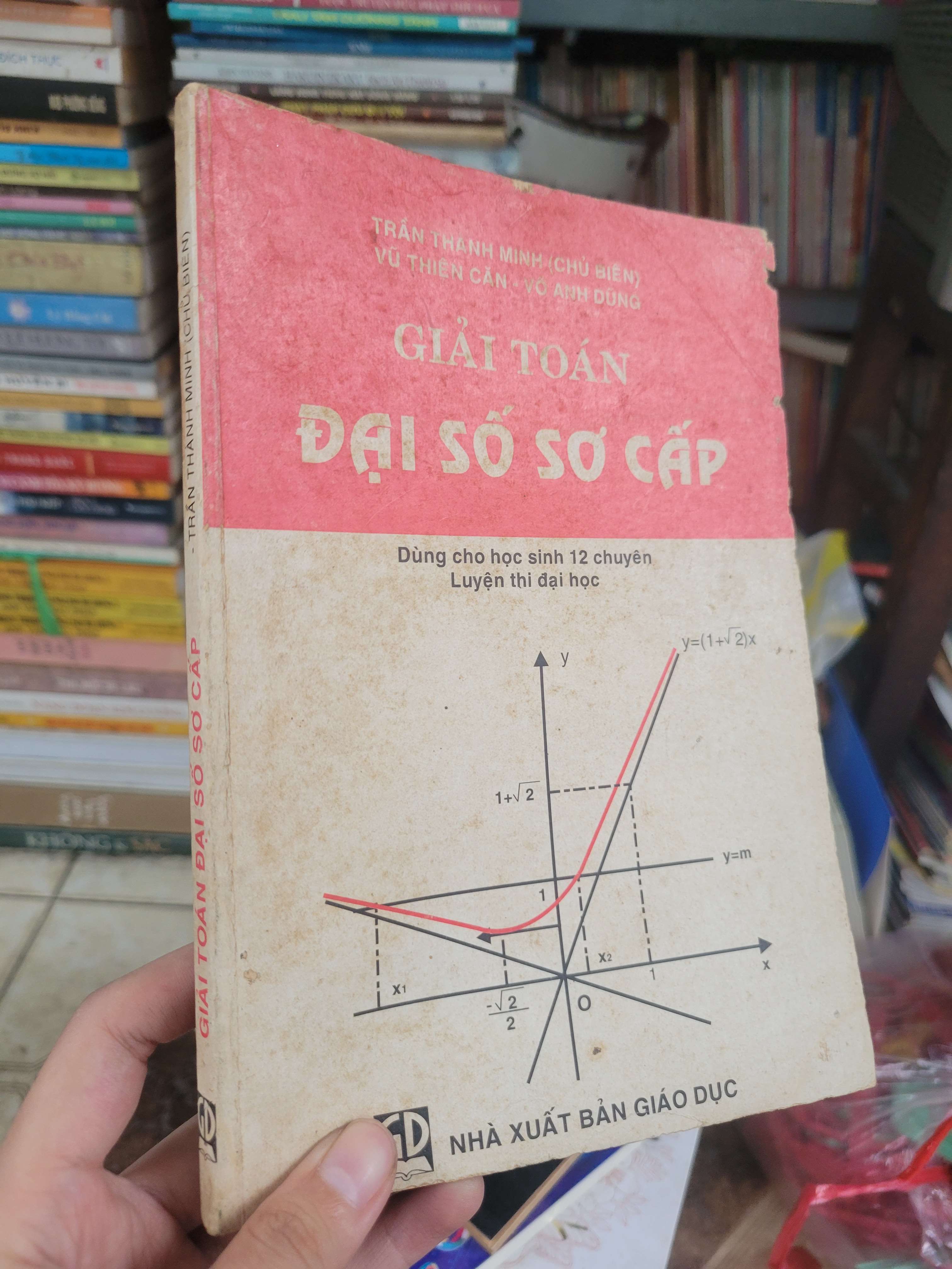 Giải toán đại số sơ cấp - Trần Thành Minh 2000 mới 70% có chữ (Sách giáo khoa - giáo trình) BGB