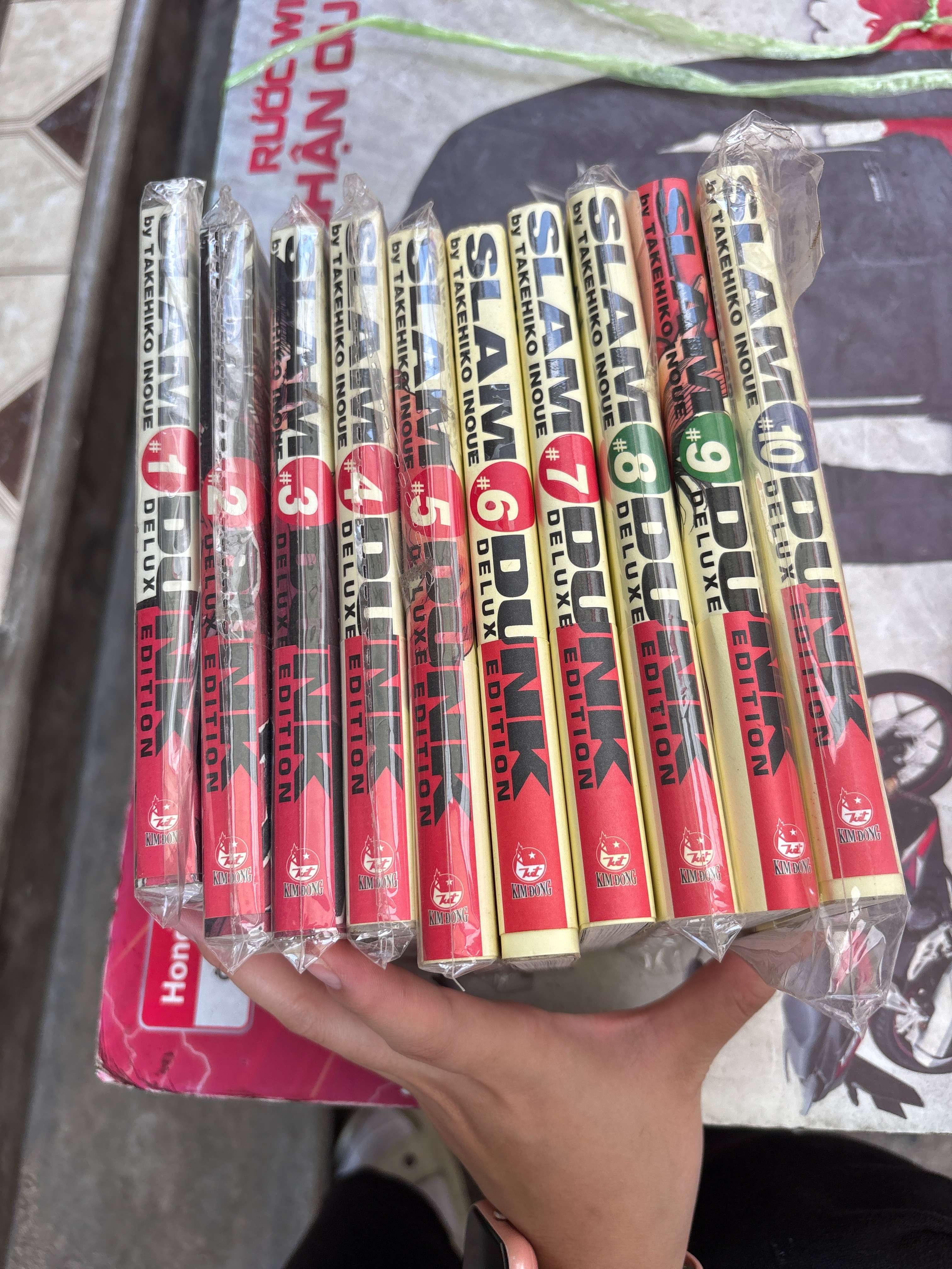 10 cuốn Slam dunk - Takehiko Inoue mới 80% (Truyện tranh ) BGB