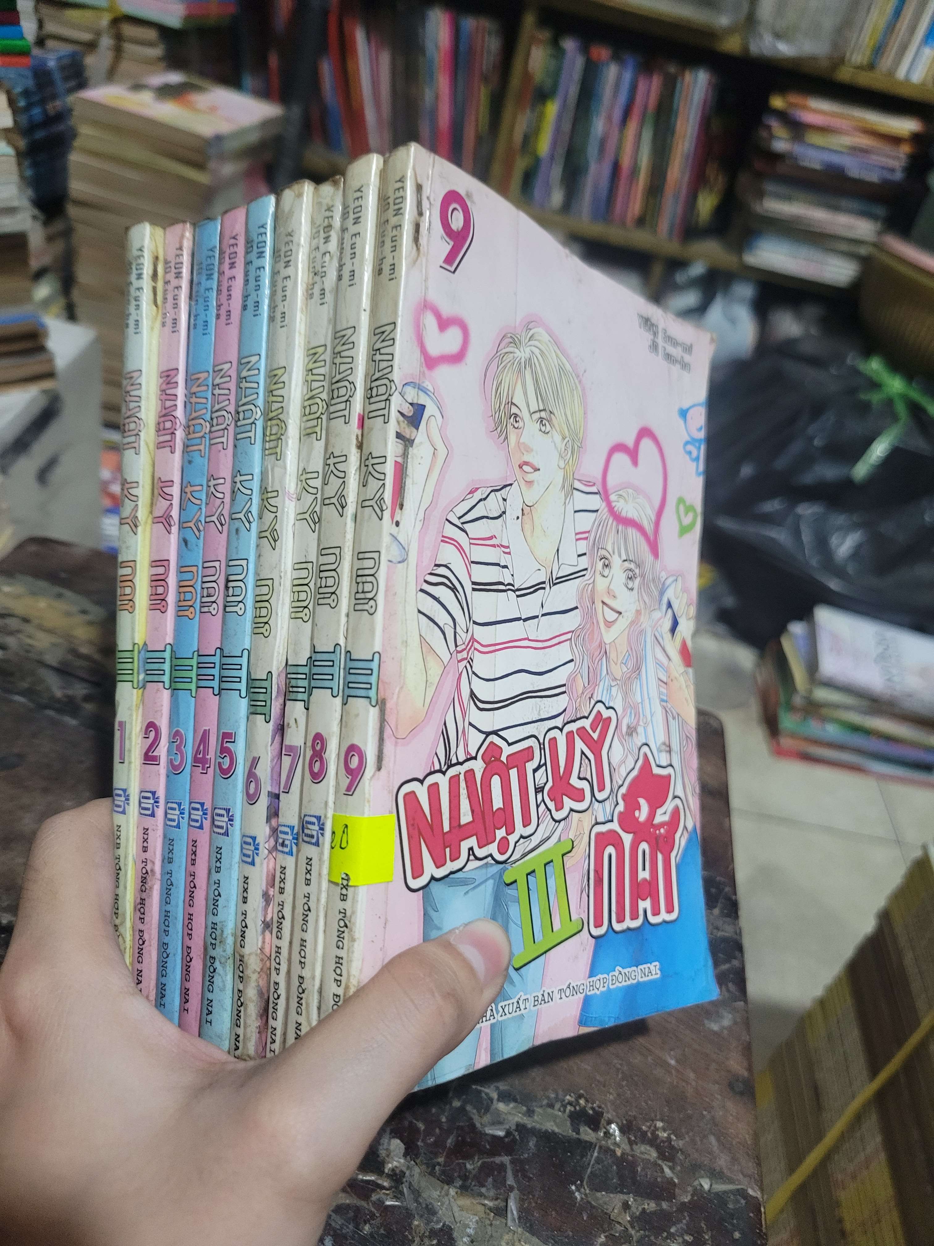 9 cuốn Nhật ký nai 3 - Jo Eun Ha, Chae An Na mới 70% có mộc (Truyện tranh ) BGB