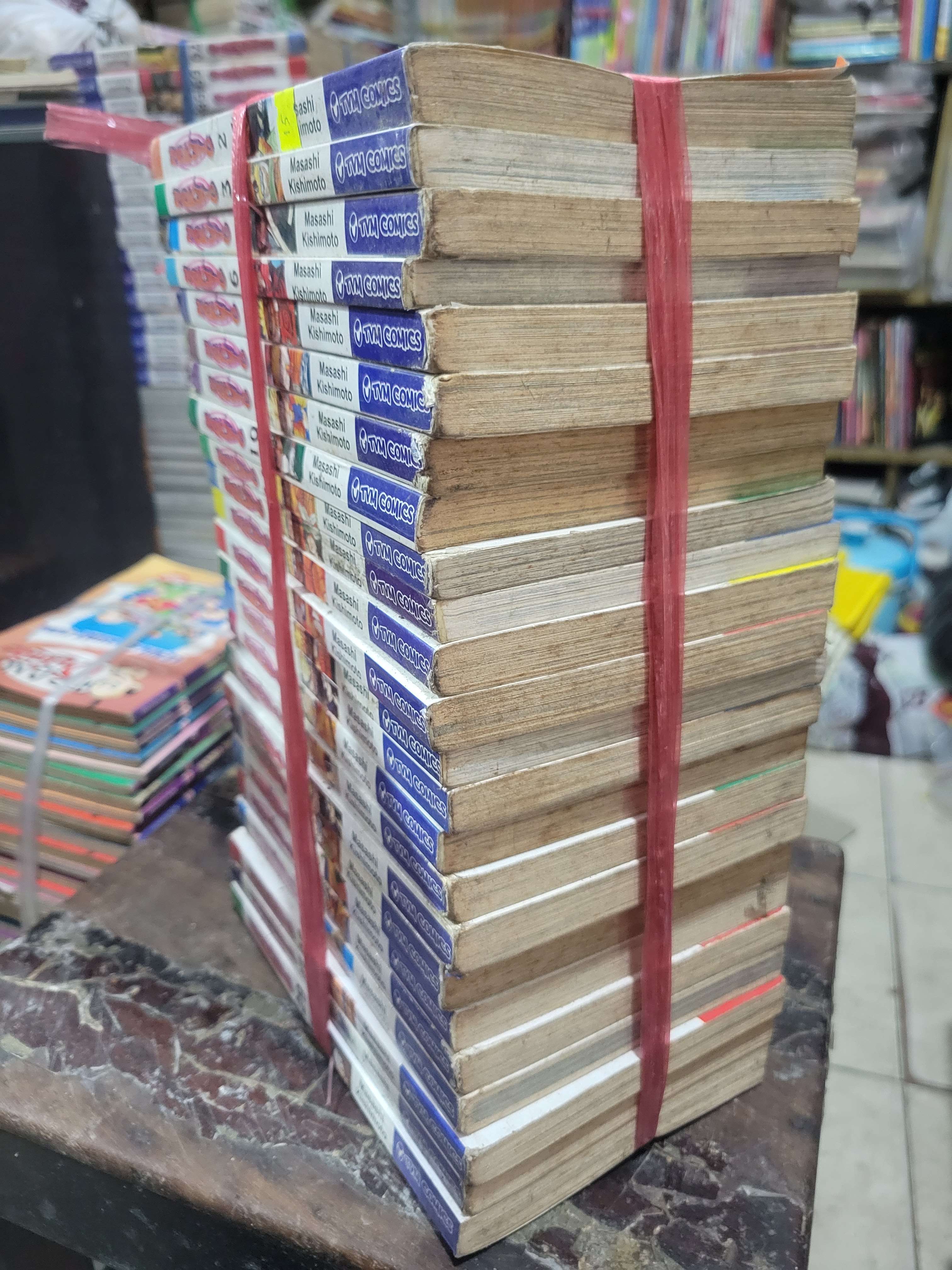 24 cuốn Naruto - Masashi Kishimoto (2-29 thiếu tập 5,13,23,28) mới 80% tróc gáy (Truyện tranh ) BGB