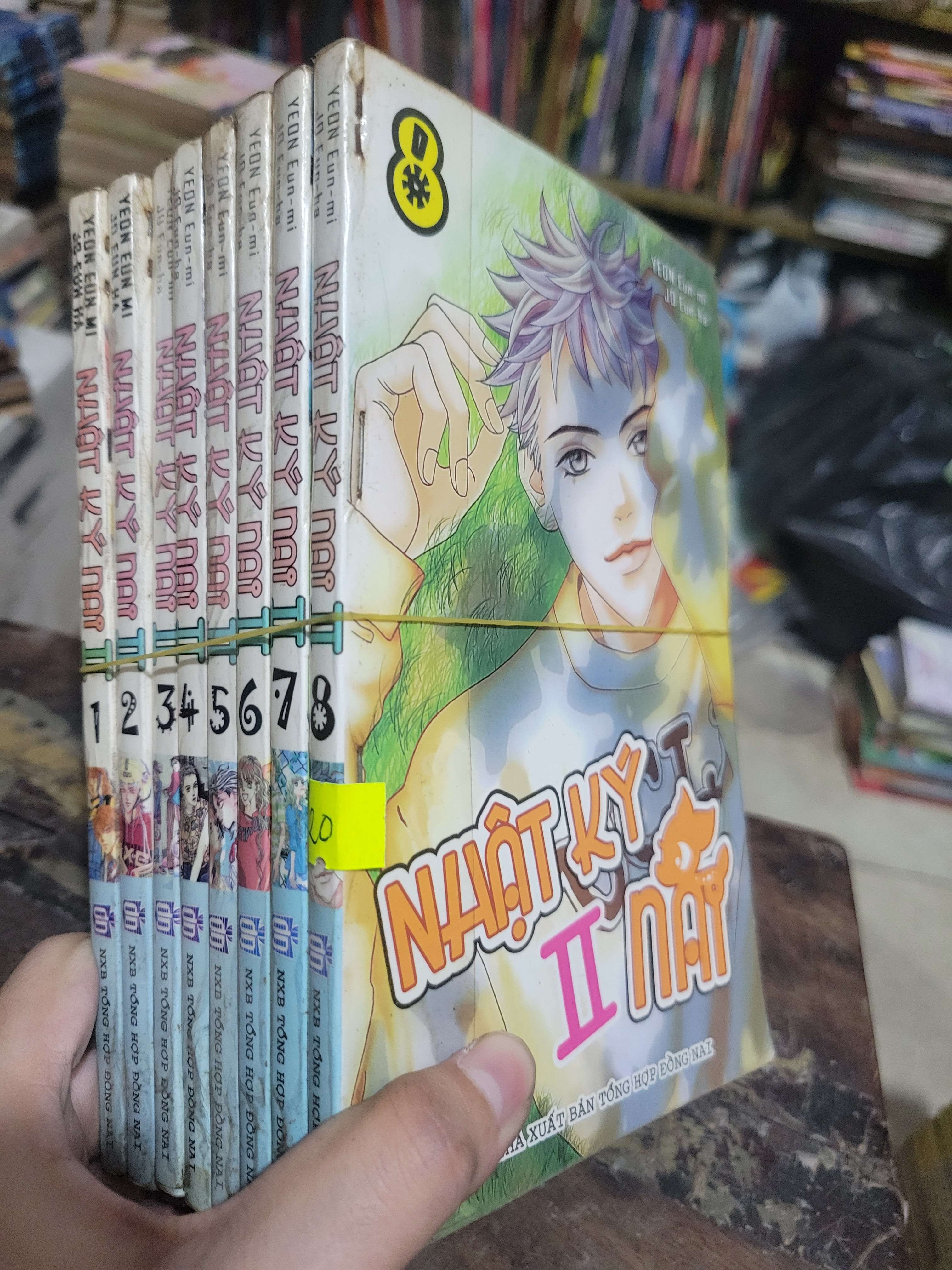 8 cuốn Nhật ký nai 2 - Jo Eun Ha, Chae An Na mới 70% có mộc (Truyện tranh ) BGB