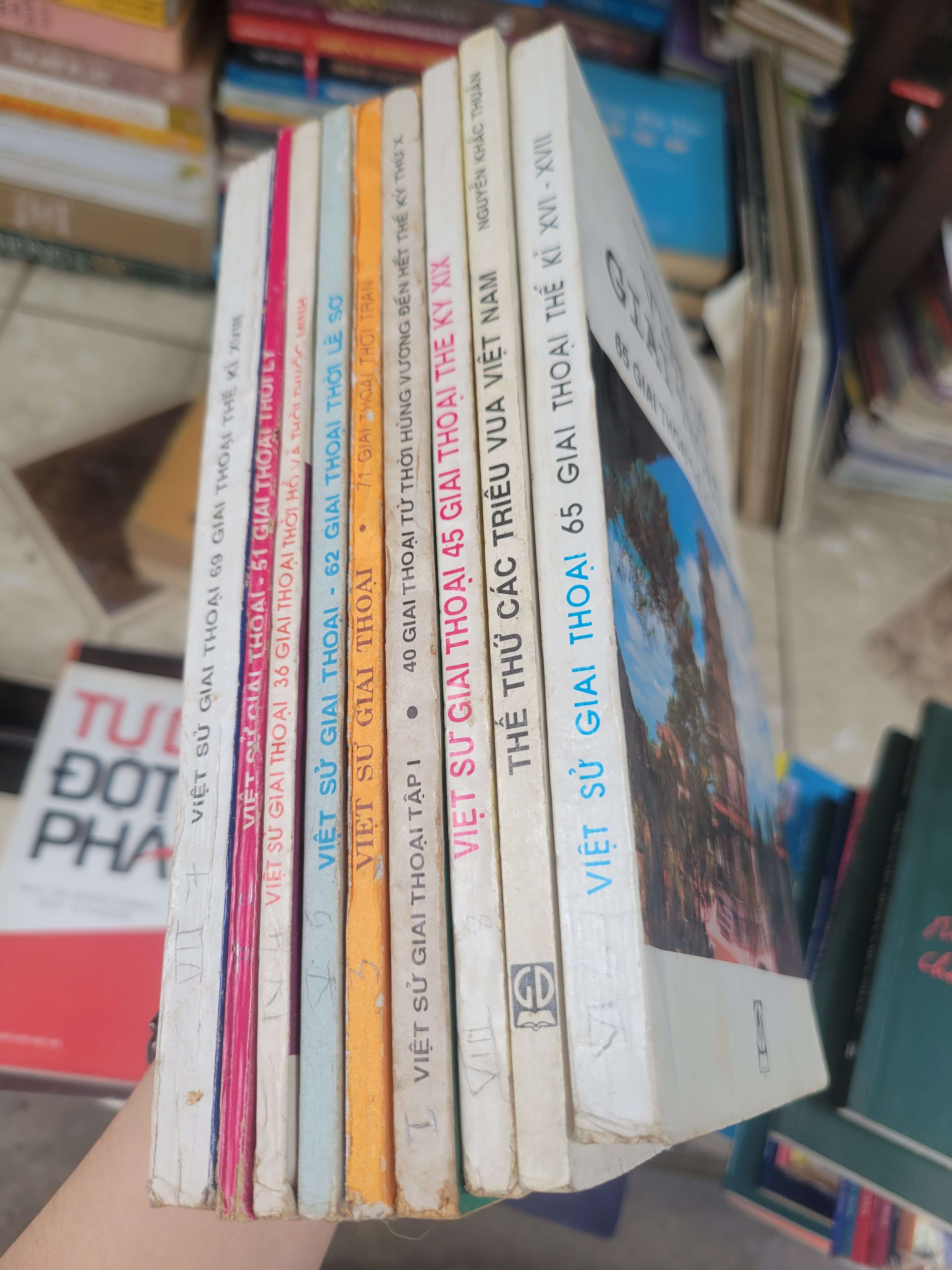 9 cuốn Việt sử giai thoại - Nguyễn Khắc Thuần mới 80% (Sách lịch sử - triết học) BGB