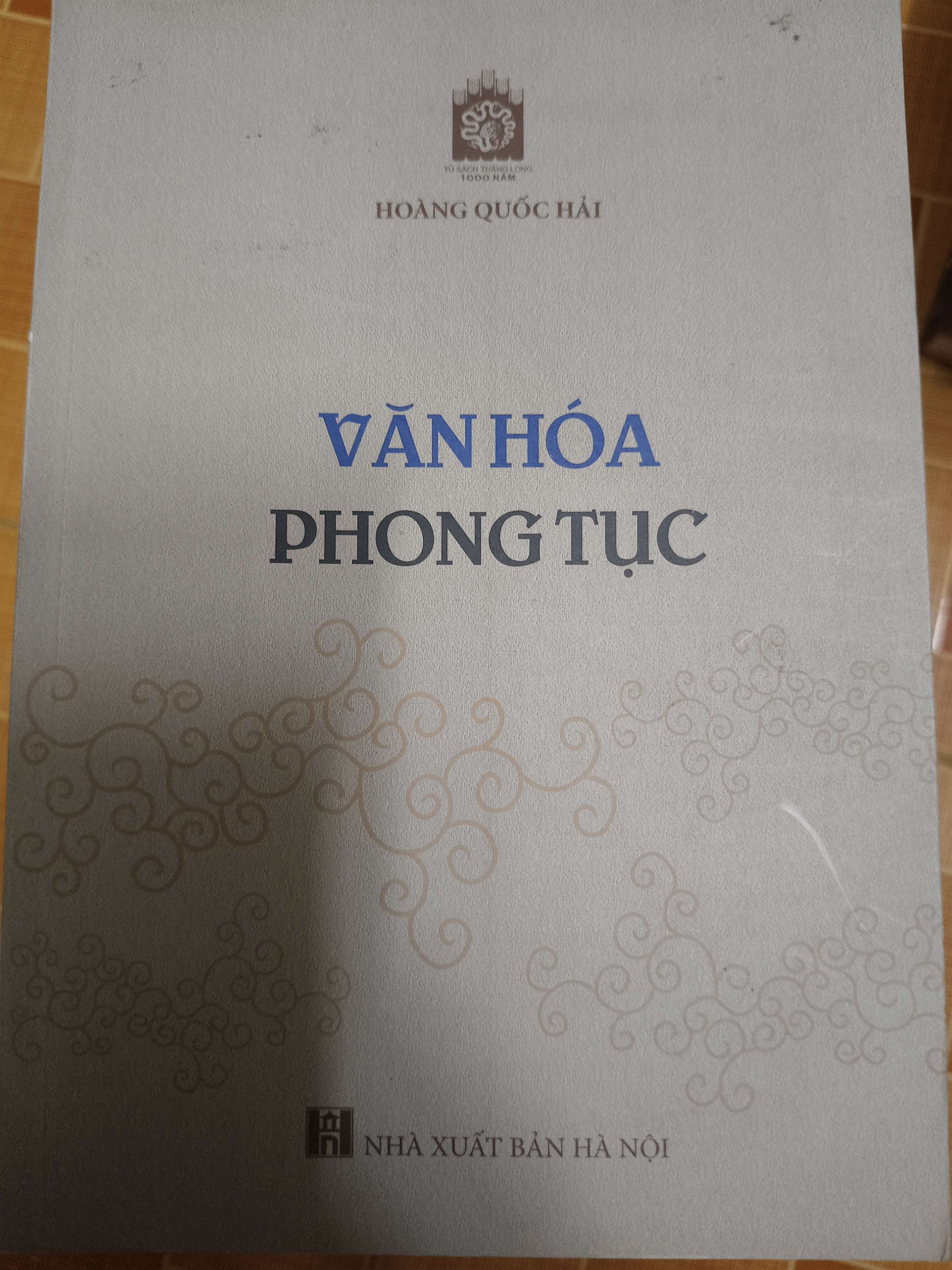Văn hóa phong tục (Lịch sử Việt Nam) ANTQ