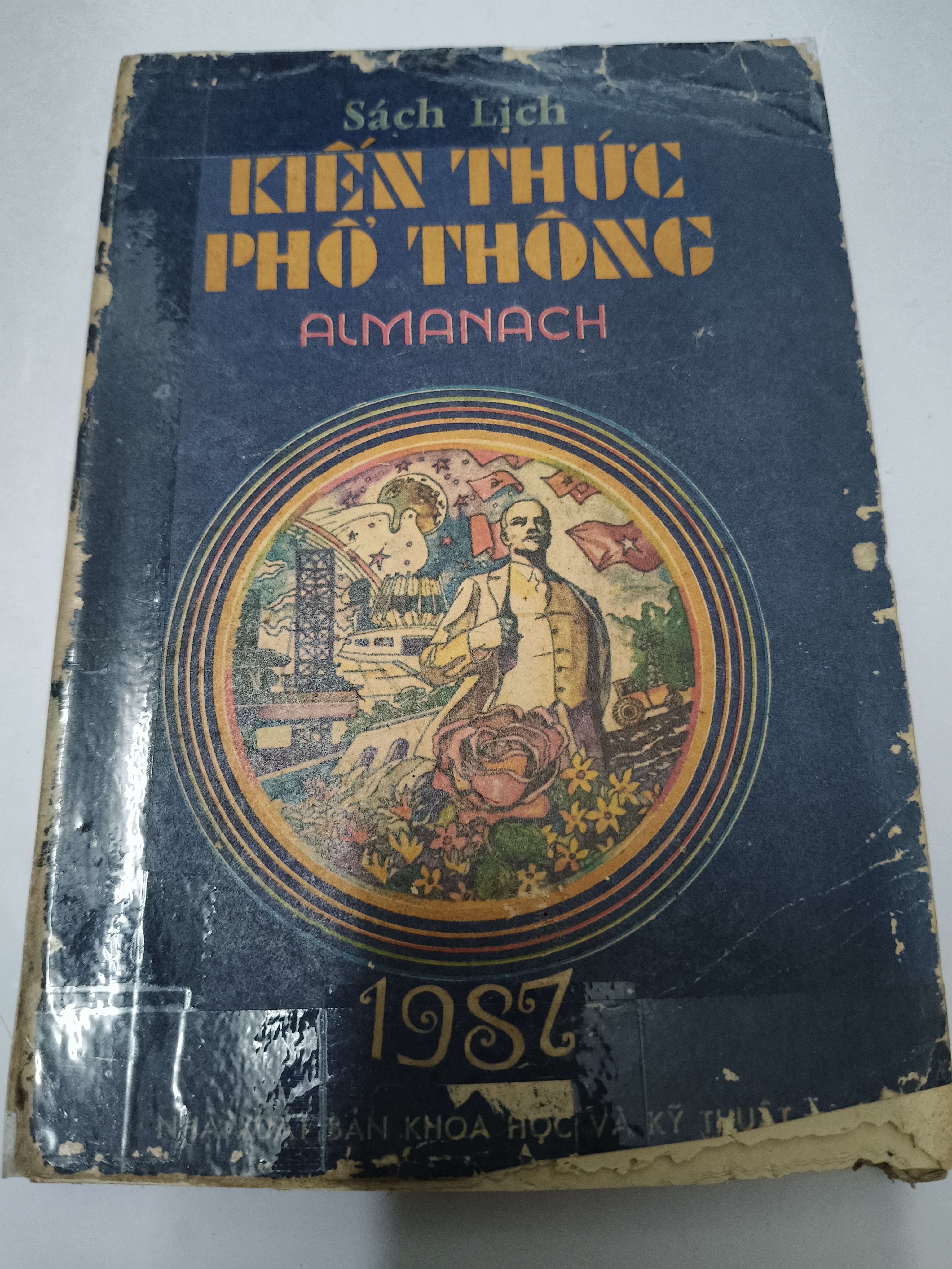 Sách lịch kiến thức phổ thông almanach 1987 (Sách lịch sử - triết học) ANTQ