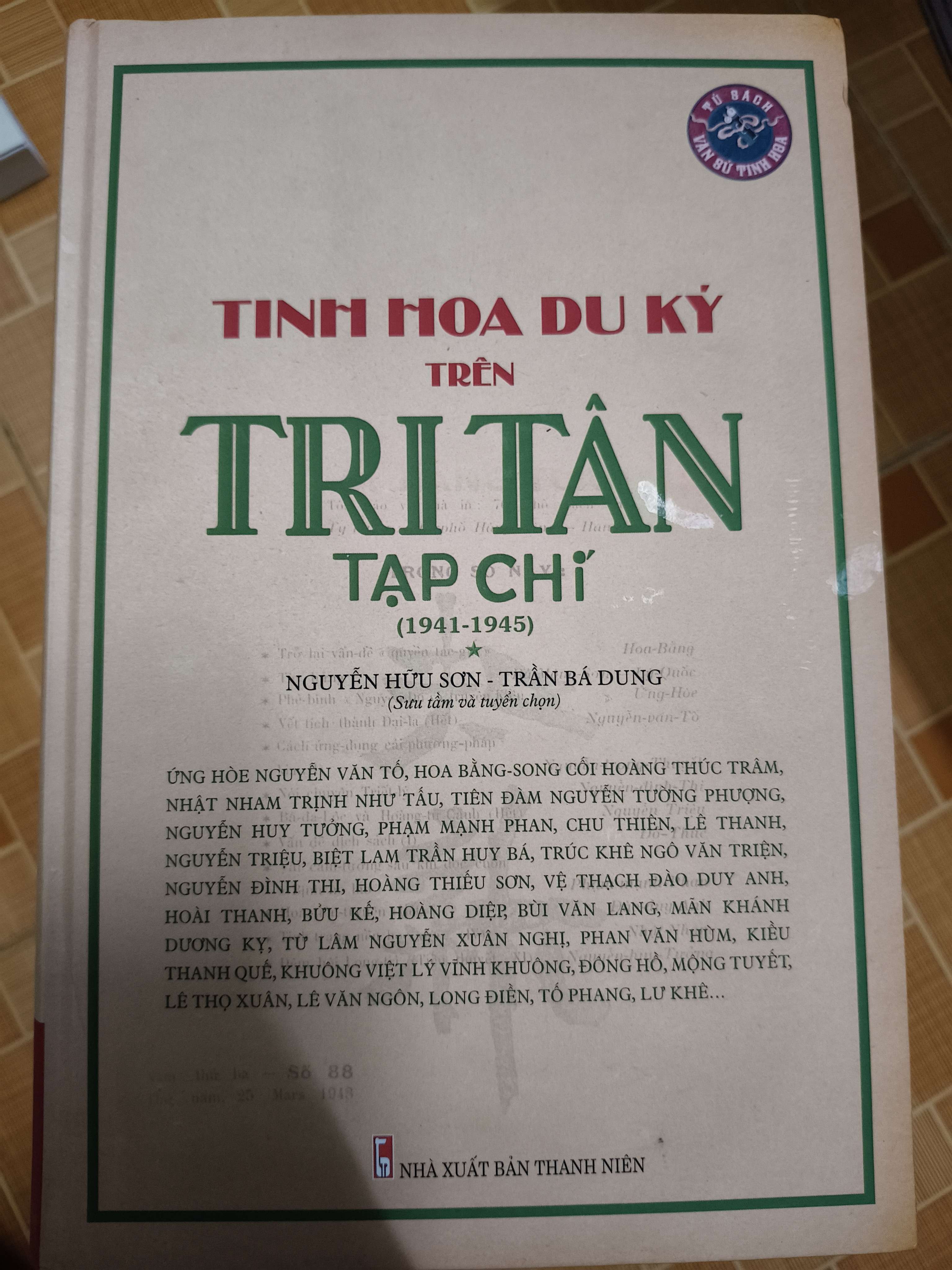Tinh hoa Du Ký trên Tri Tân tạp chí - Bìa cứng (Sách lịch sử - triết học) ANTQ