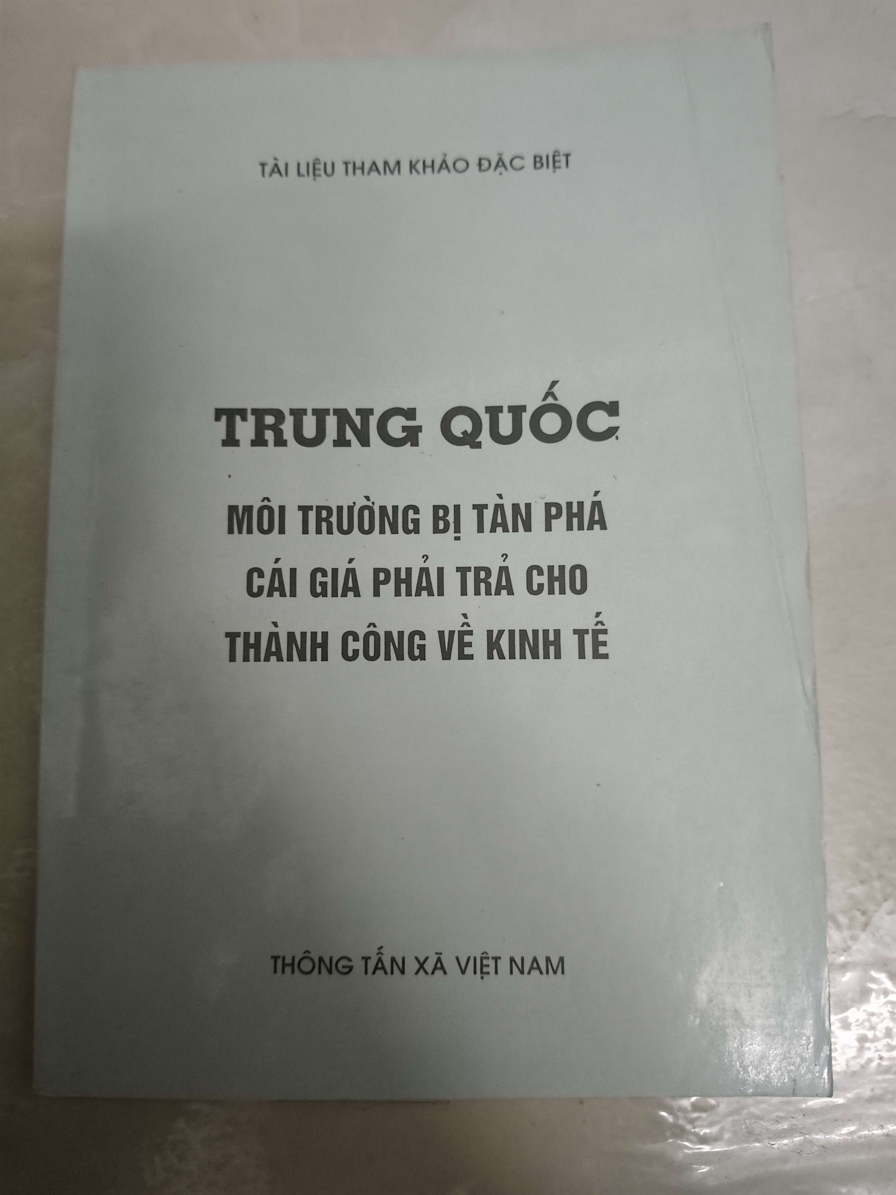 Trung Quốc môi trường bị tàn phá và cái giá phải trả cho thành công về kinh tế (PhotoR) (Sách lịch sử - triết học) ANTQ