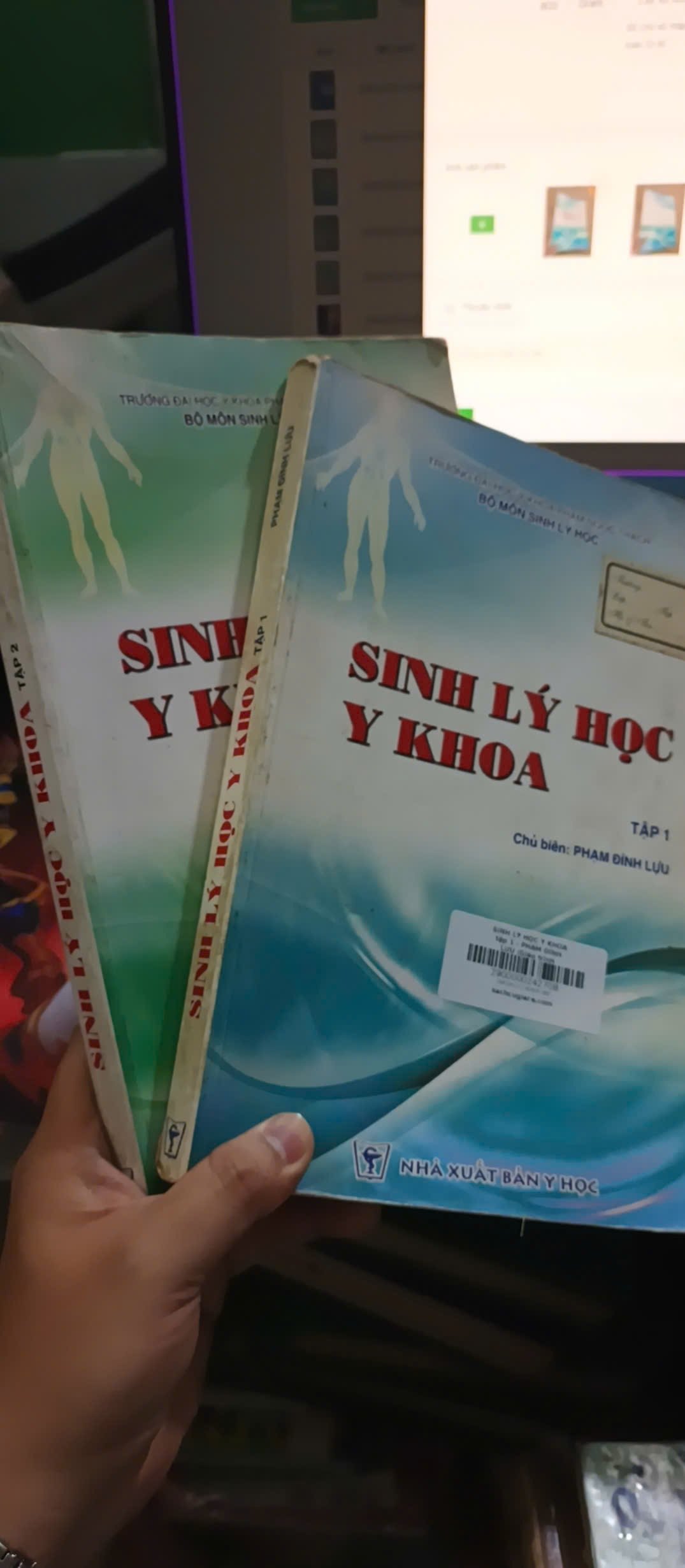 SINH LÝ HỌC Y KHOA tập 1+2 - PHẠM ĐÌNH LƯU (Giáo trình đại học - cao đẳng) HLSC