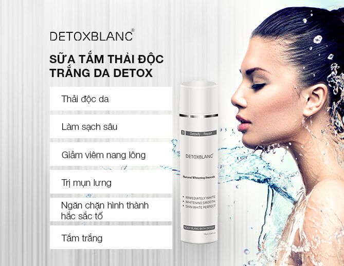 Sữa tắm sủi bọt thải độc trắng da Detox BlanC body có tốt như lời đồn không?