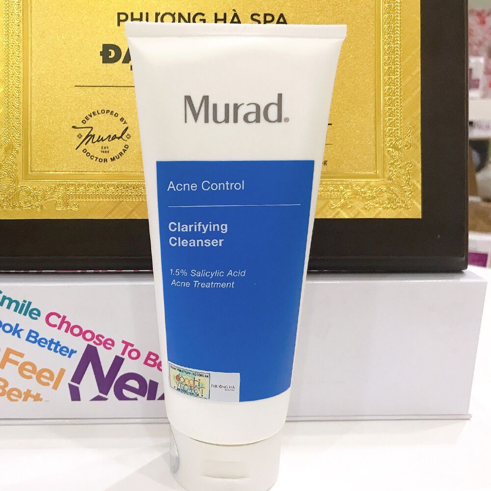 Có nên dùng sữa rửa mặt Murad Clarifying cleanser cho da mụn không?