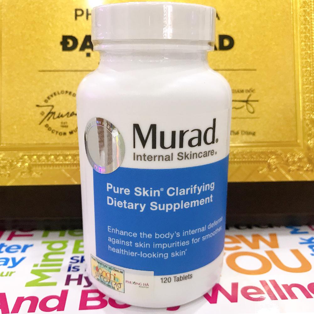 Review Viên uống giảm mụn Murad Pure Skin Clarifying Dietary Supplement