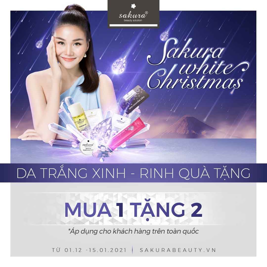 Khuyến mãi tháng 12 - Sakura White Christmas