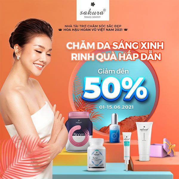 CHĂM DA SÁNG XINH - RINH QUÀ HẤP DẪN - GIẢM ĐẾN 50%