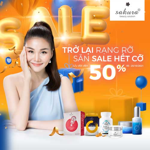 Khuyến Mãi Tháng 10 SALE 50%