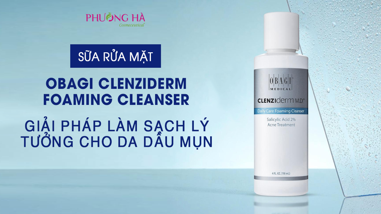 Sữa Rửa Mặt Obagi Clenziderm Md Daily Care Foaming Cleanser Có Đáng Mua?