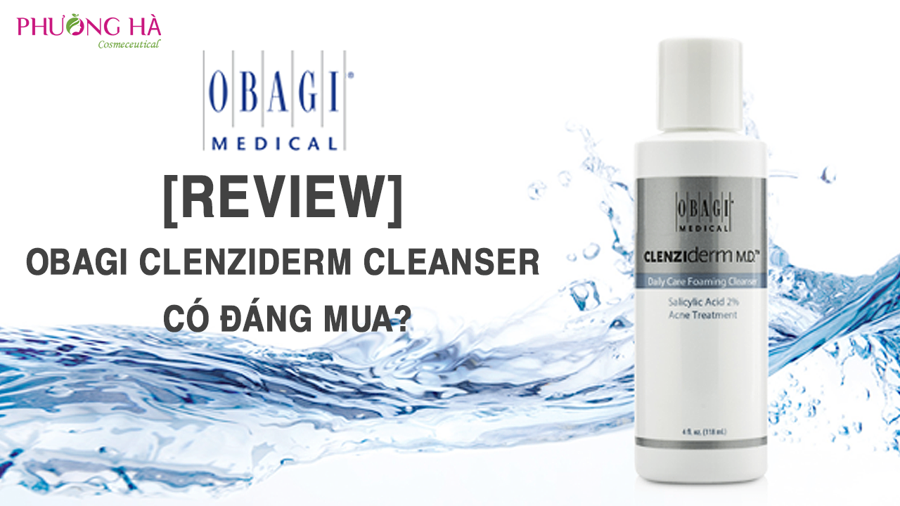 Sữa Rửa Mặt Obagi Clenziderm Md Daily Care Foaming Cleanser Có Đáng Mua?