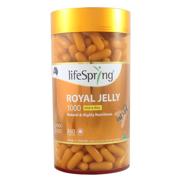 Viên Uống Sữa Ong Chúa LifeSpring Royal Jelly 1000Mg