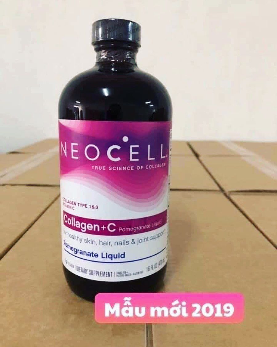 Neocell Collagen + C - Collagen Nước Chiết Xuất Từ Quả Lựu 473ml