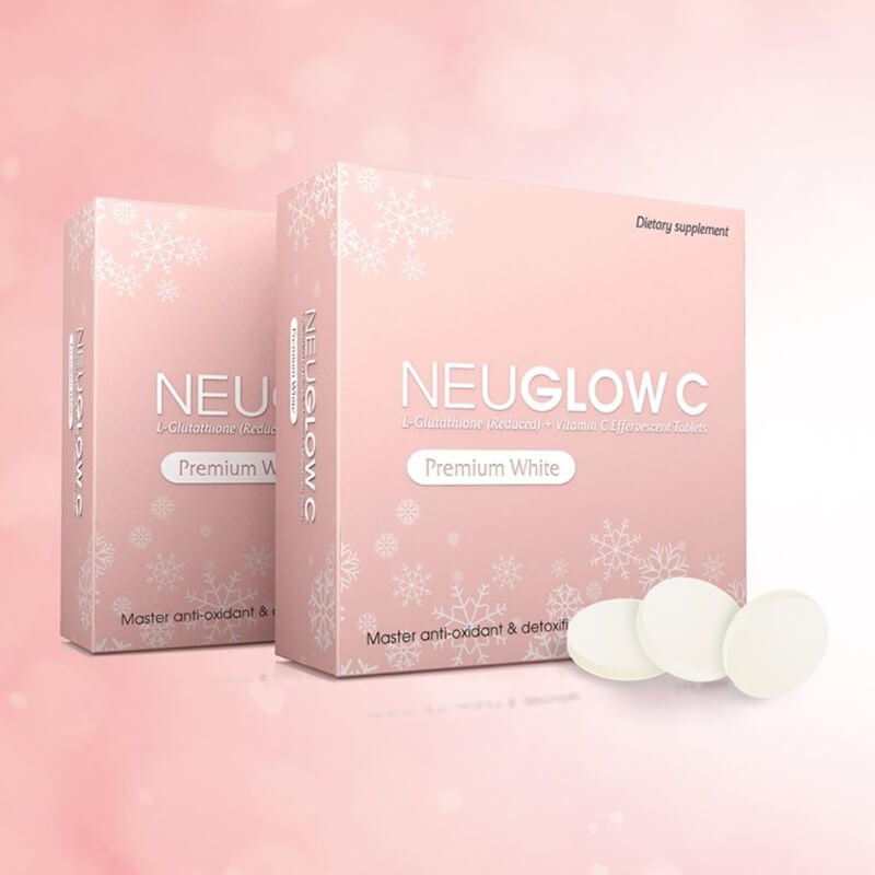 Viên Sủi Trắng Da Hàng Đầu Anh Quốc Neuglow C Premium White