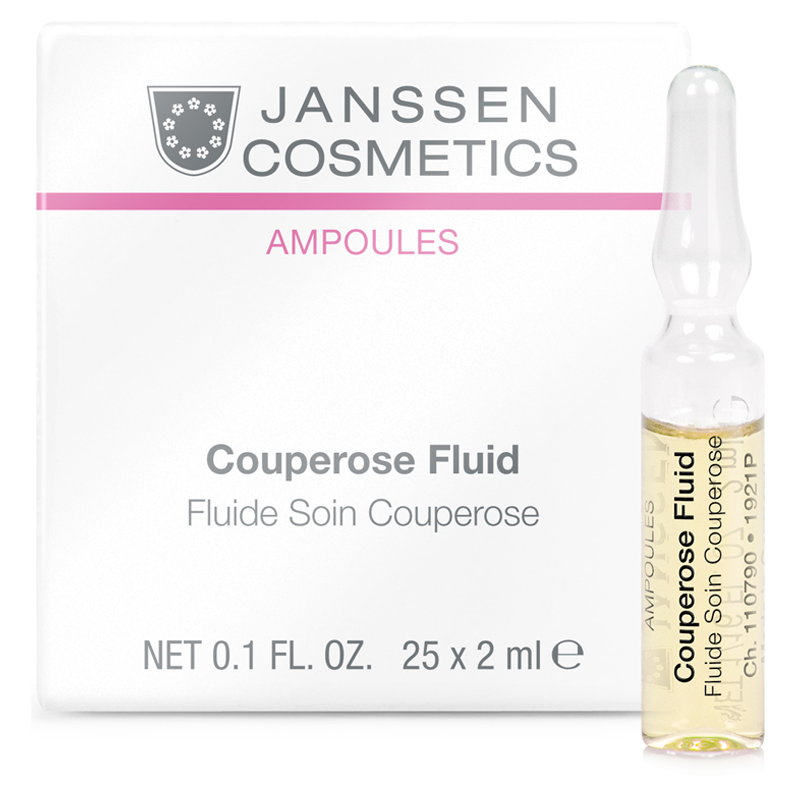 TINH CHẤT TRỊ VỠ MAO MẠCH - JANSSEN COSMETICS COUPEROSE FLUID 25 ỐNG X 2ML