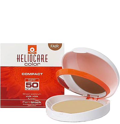 Phấn nền chống nắng màu sáng Heliocare Oil Free Compact SPF 50 Fair