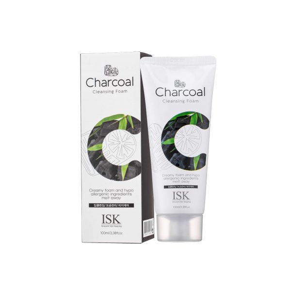 Sữa rửa mặt than hoạt tính ISK Charcoal Cleansing Foam