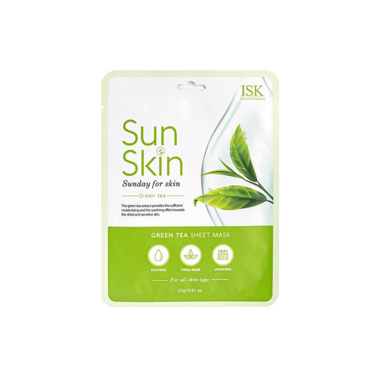 MẶT NẠ ISK TRÀ XANH SUNSKIN GREEN TEA SHEET MASK